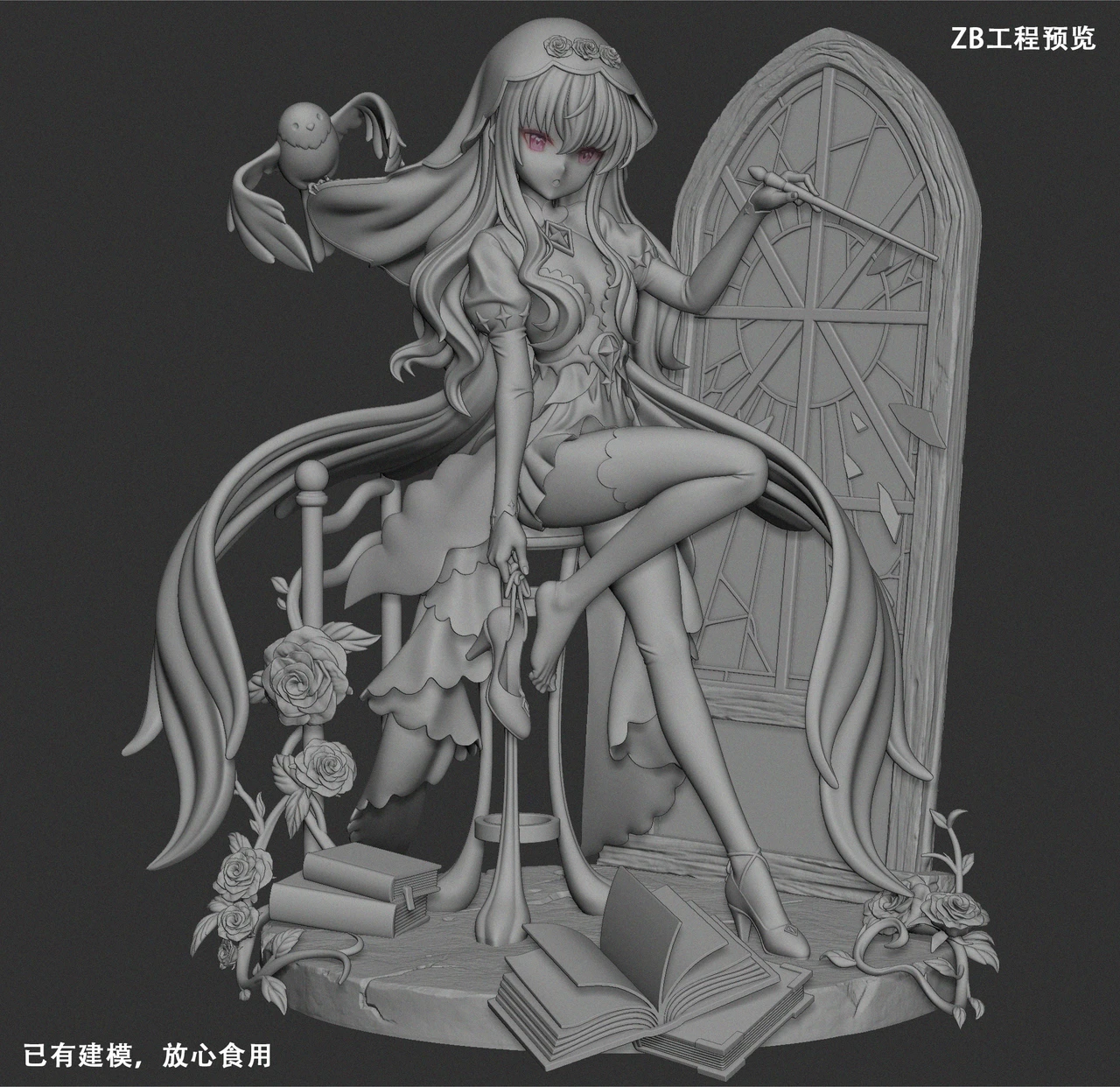 【Pre-sale】1/6 Scale Wedding Dress Louise-‌Shakugan no Shana‌-Ice Mouse Studio