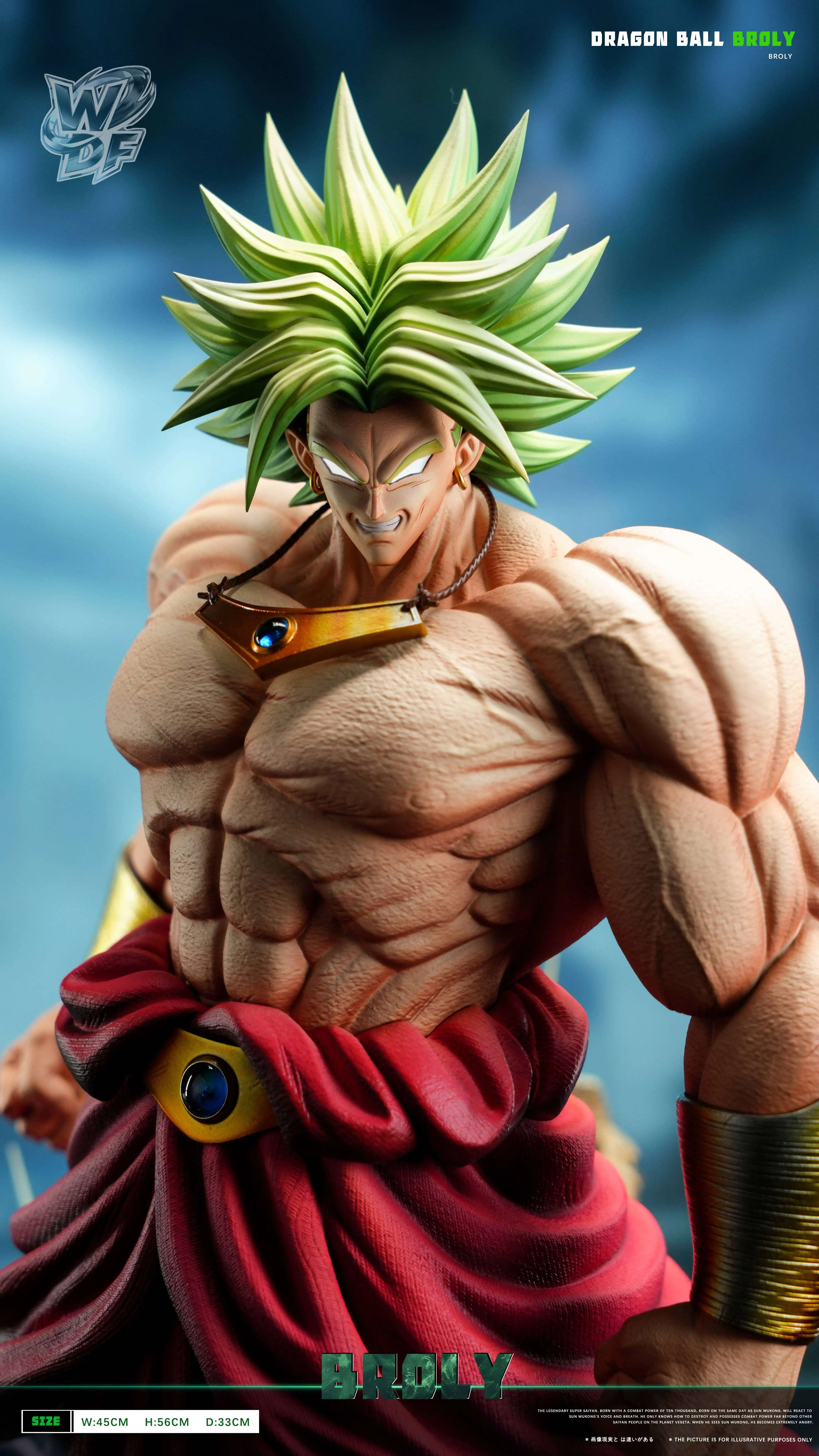 【Pre-sale】1/6 Scale Broly-Dragon Ball-WDF Studio