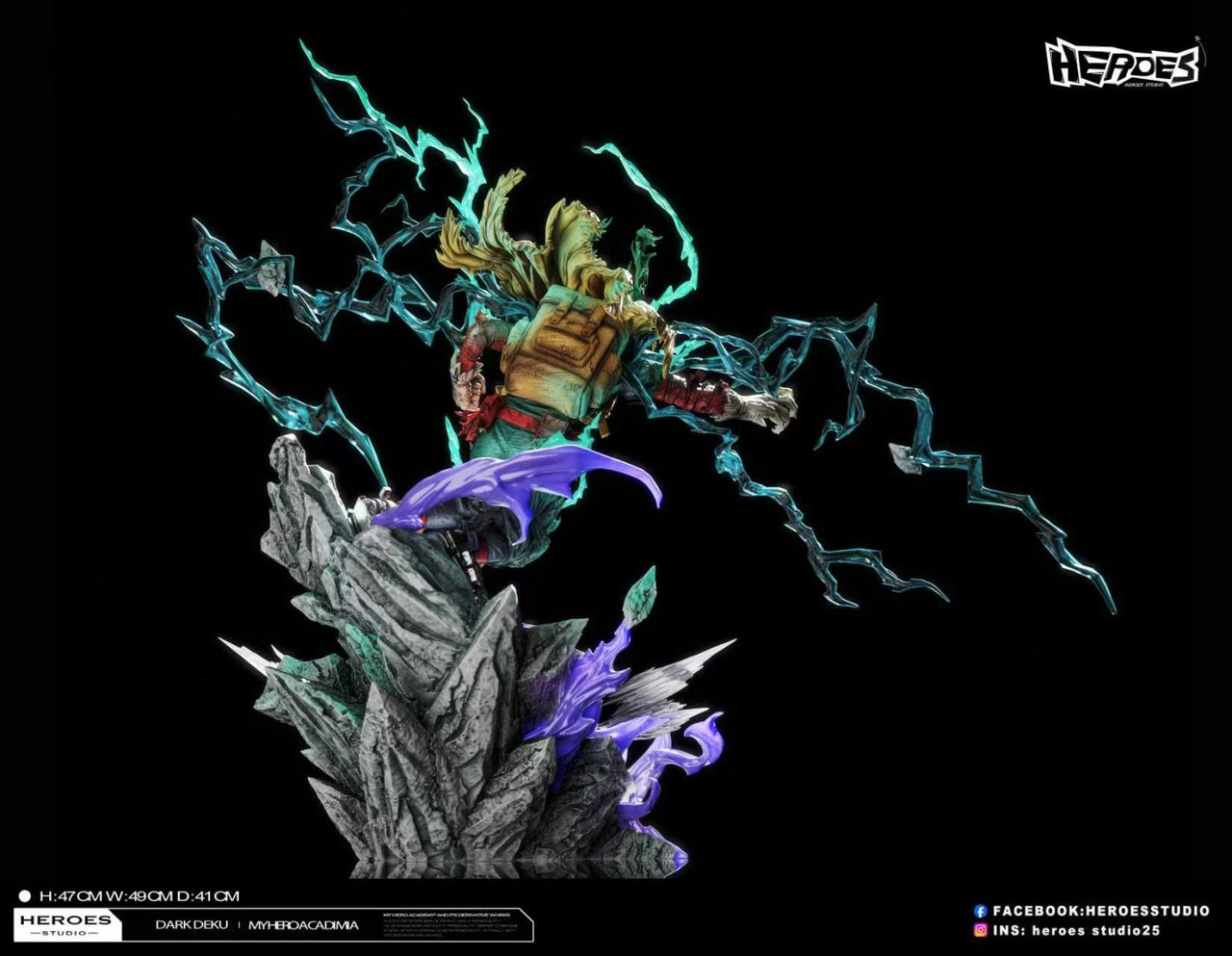 【Pre-sale】1/6 Scale Dark Deku 2.0-My Hero Academia-Heroes Studio