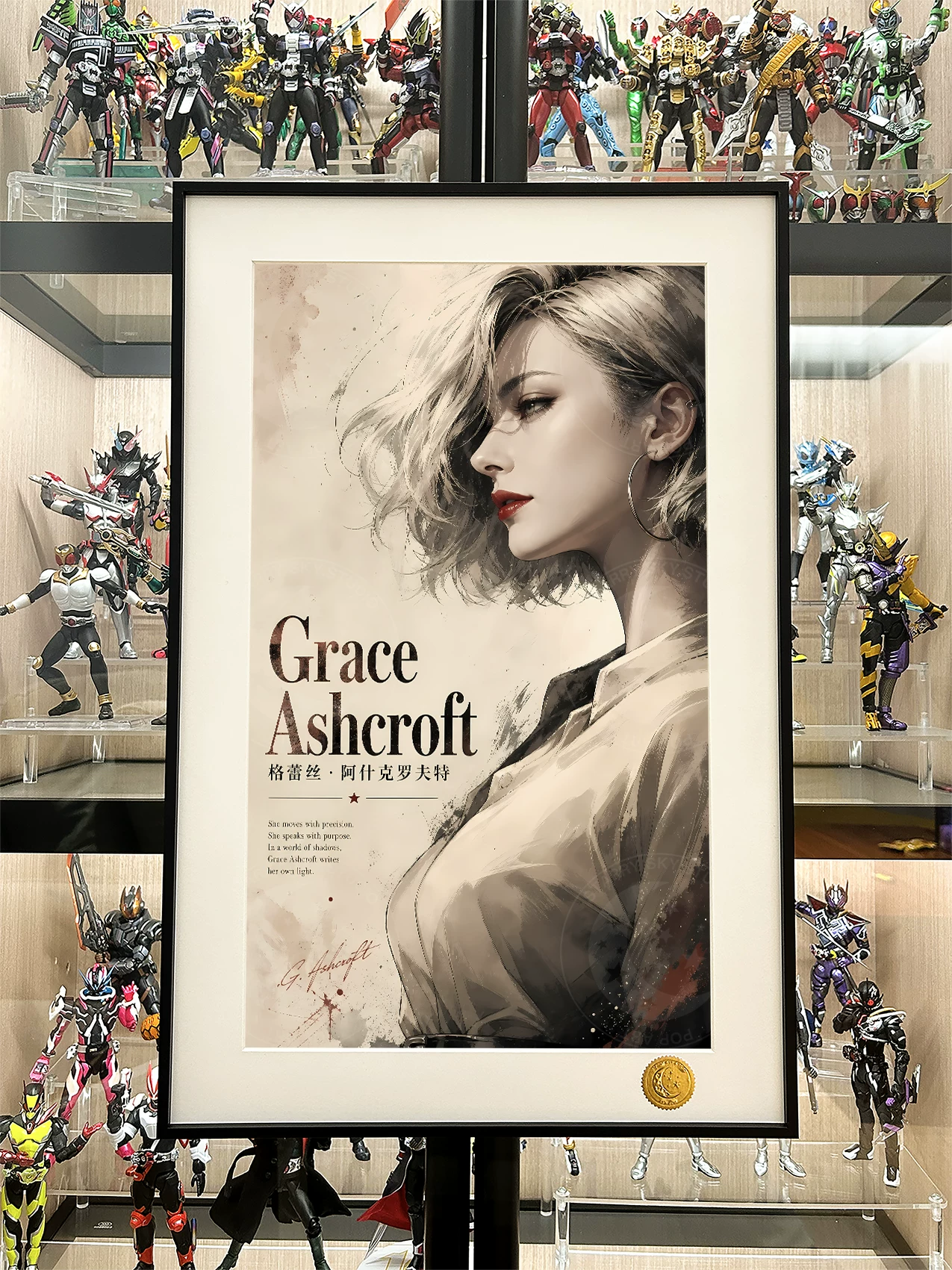 【Pre-sale】Decorative Painting of Ada Wong, Jill and Grace-Resident Evil-XingKong Studio