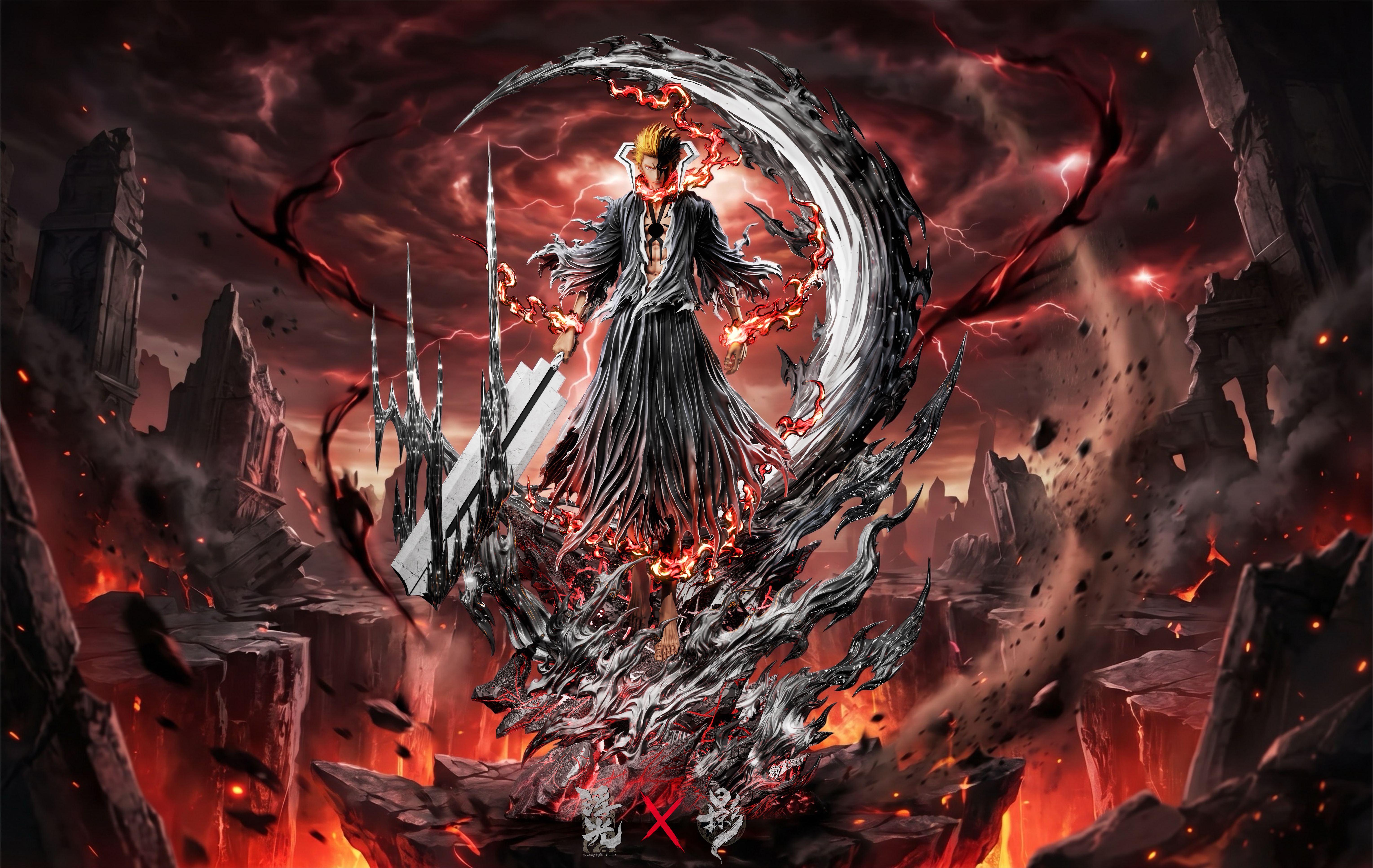 【Pre-sale】1/6 Scale Ichigo-Bleach-Floating Light and LueYing Studios