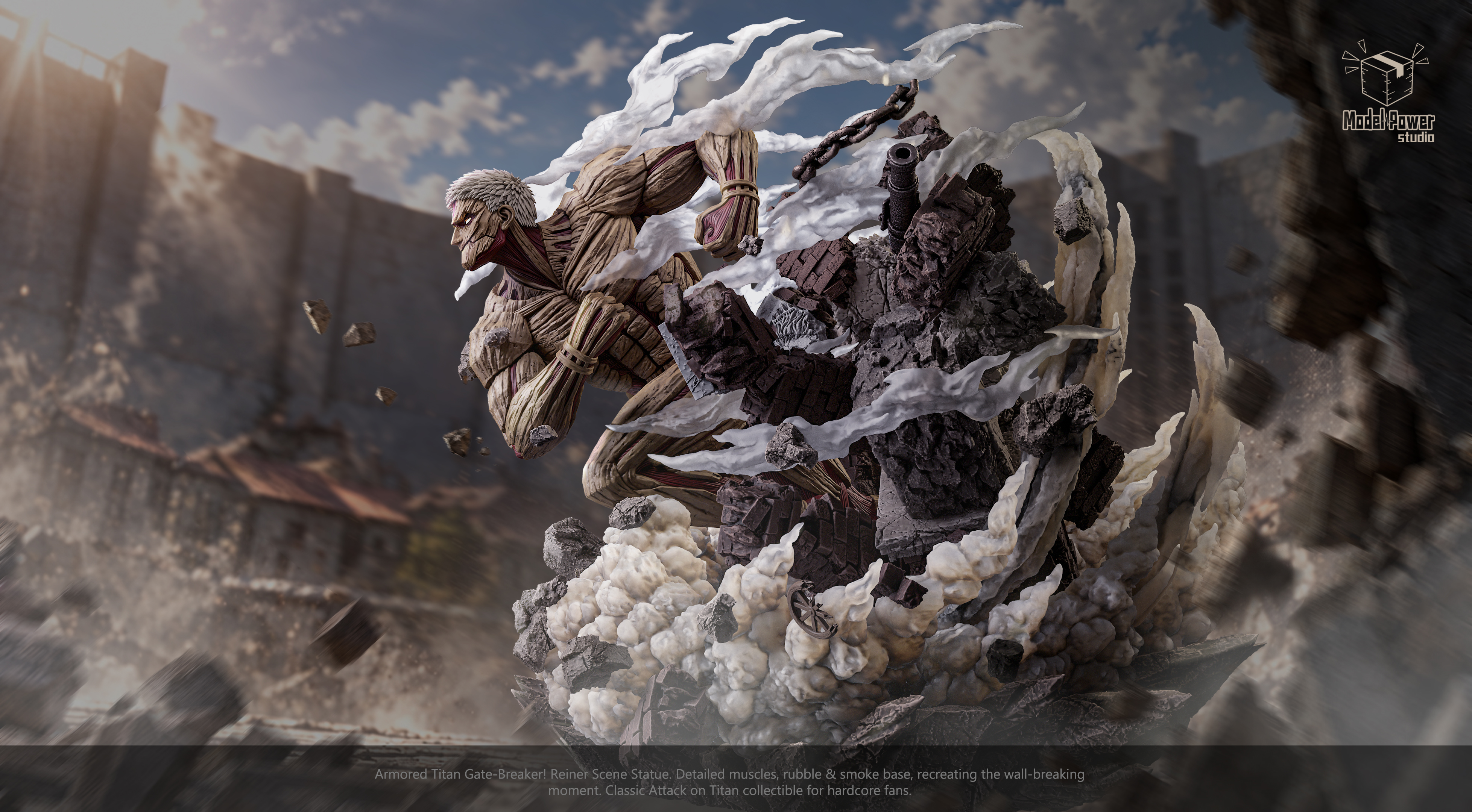 【Pre-sale】The Armored Titan-Attack on Titan-Model Power studio