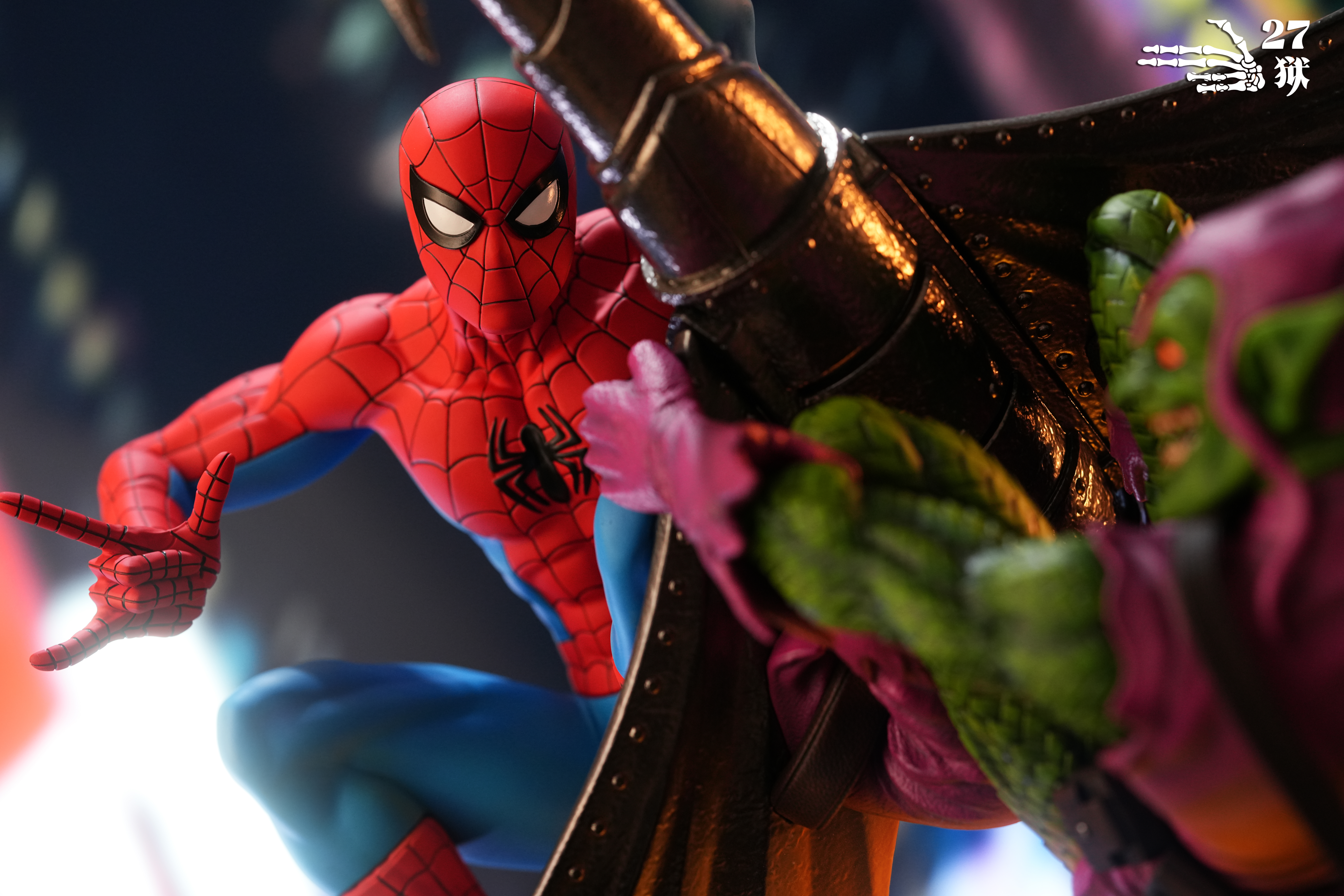 【Pre-sale】1/4 Scale Spiderman VS Green Goblin Diorama-27abyss Studio