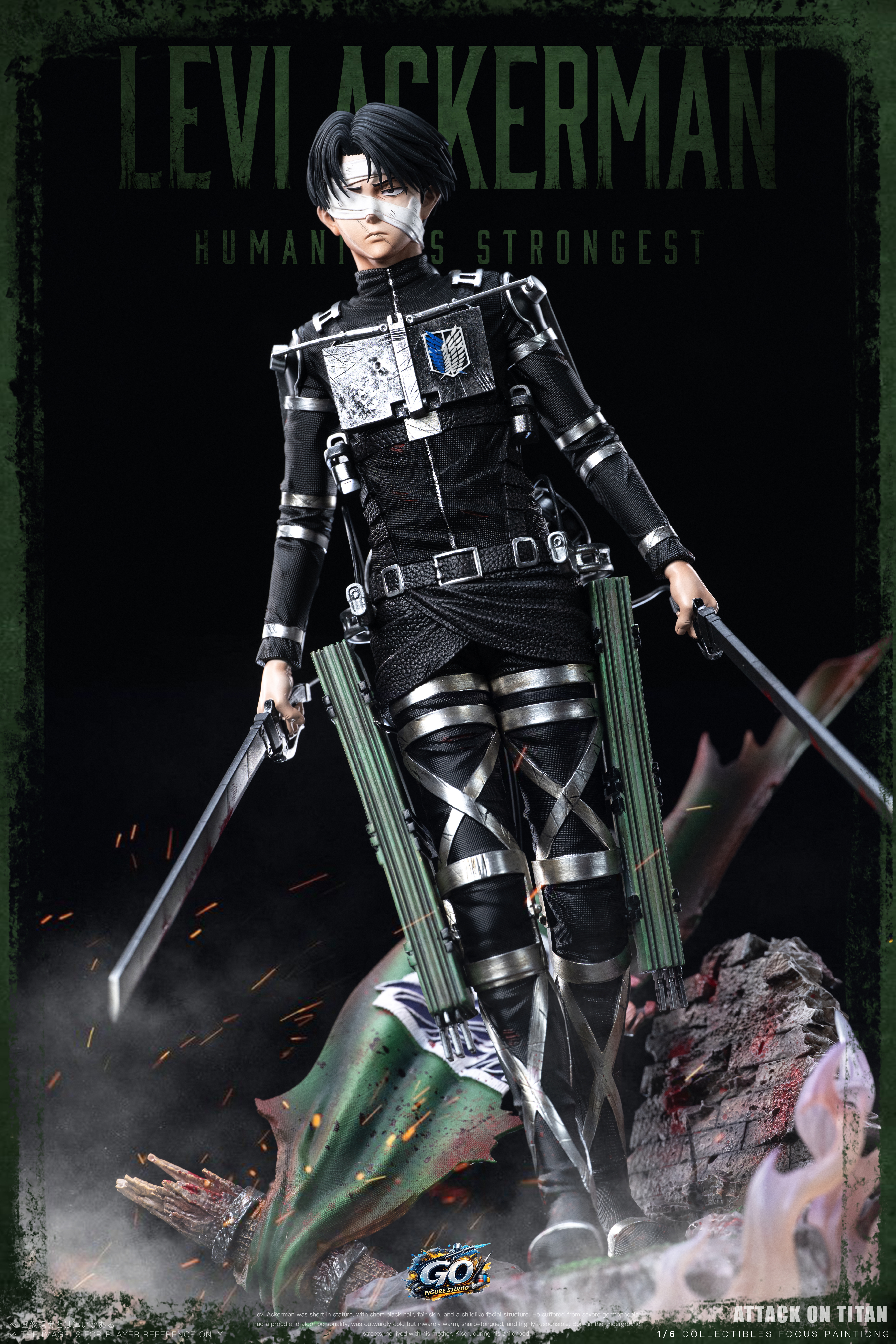 【Pre-sale】Levi-Attack on Titan-GO FIGURE Studio