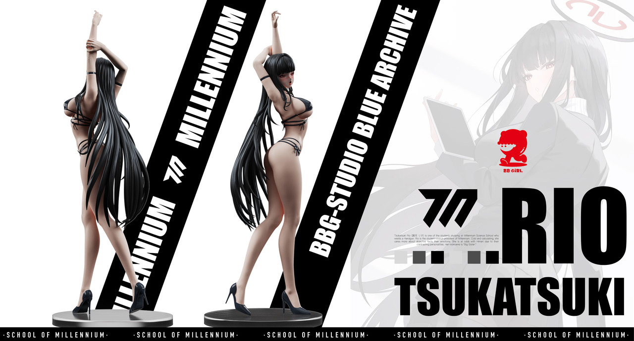 【Pre-sale】1/6 Scale Tsukatsuki Rio-Blue Archive-BB Girl Studio