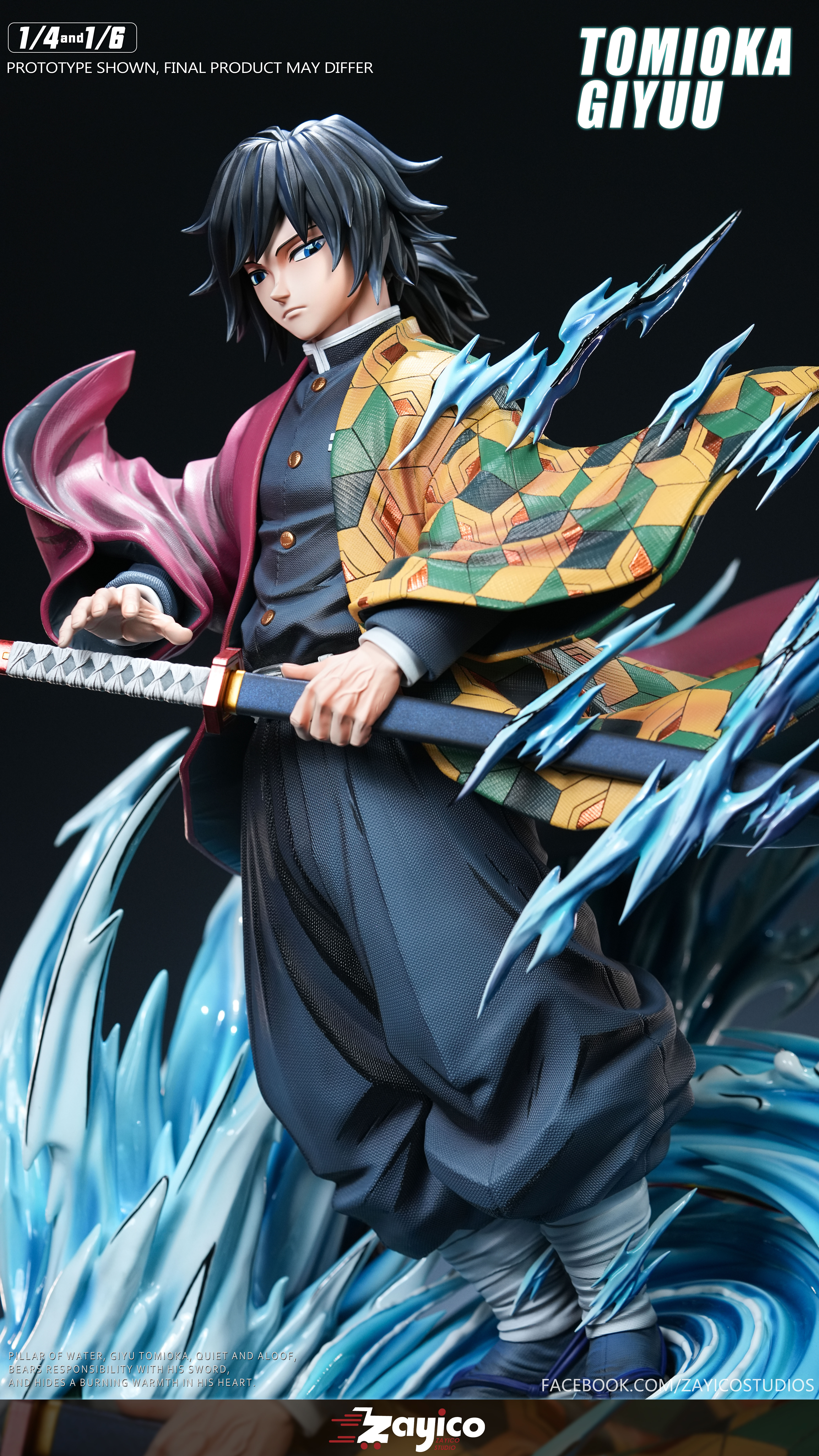 【Pre-sale】1/6 and 1/4 Scale Tomioka Giyuu-Demon Slayer-Zayico Studio
