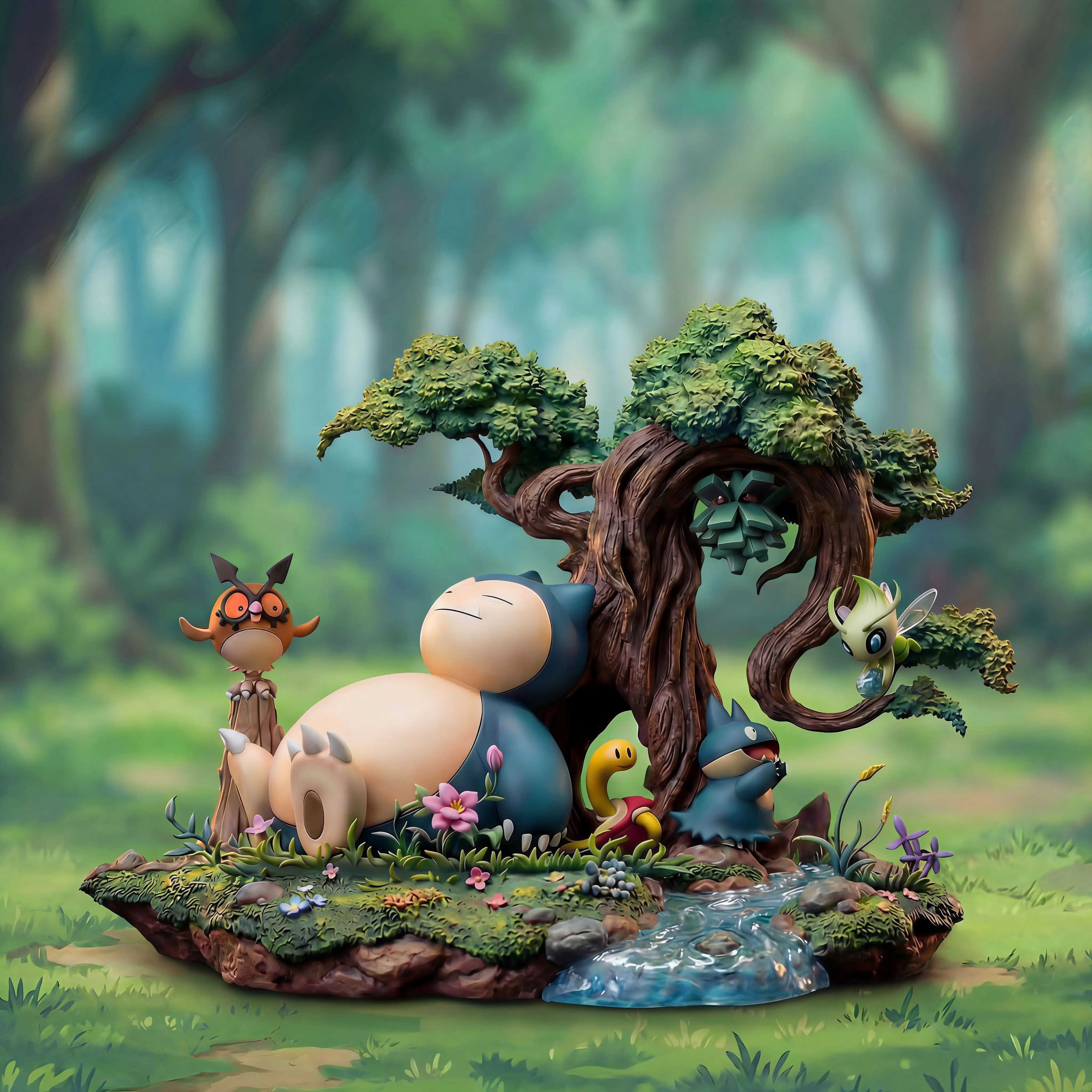 【Pre-sale】1/20 Scale Sleeping Snorlax-poke Studio
