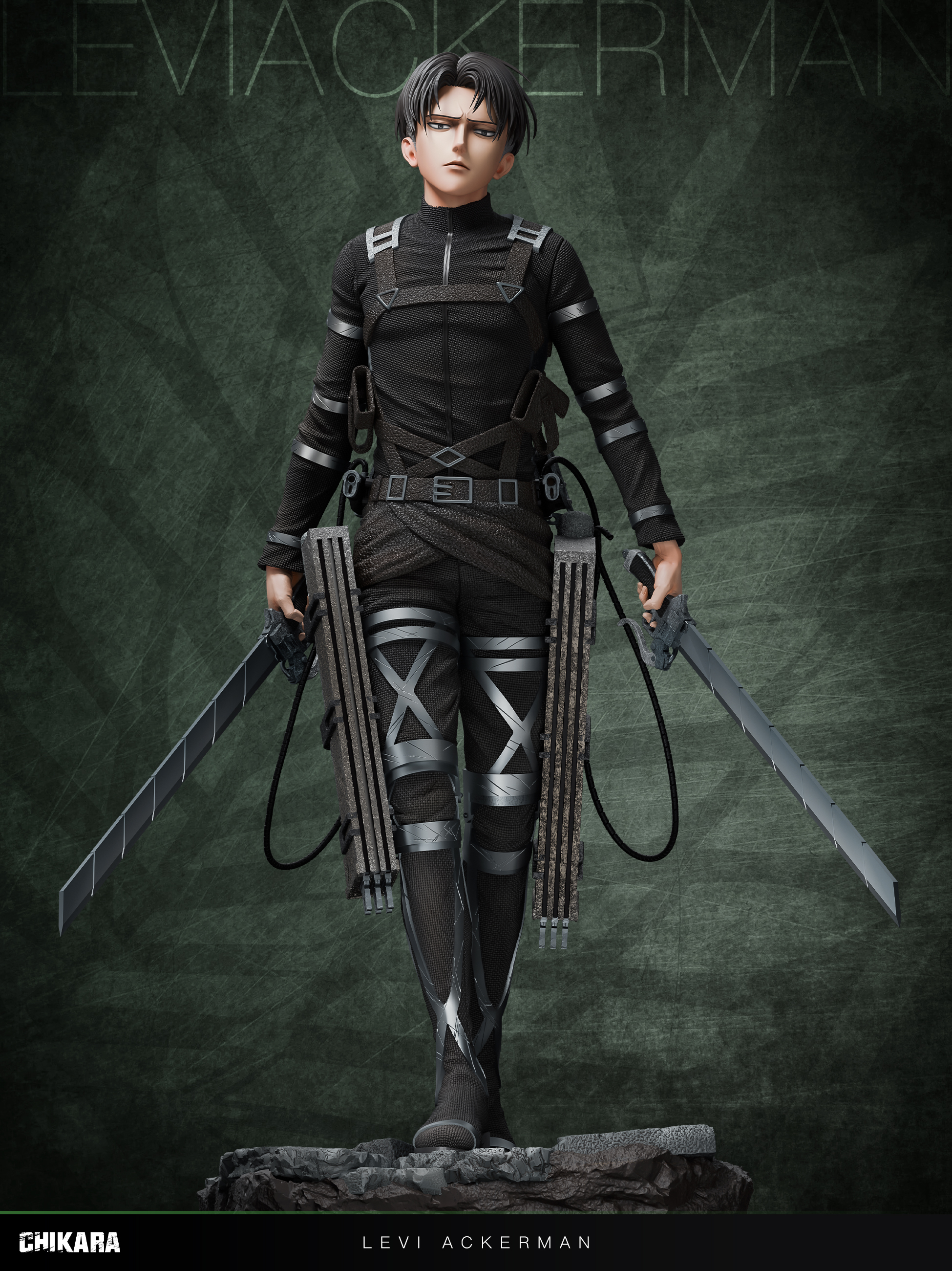 【Pre-sale】1/6 Scale Levi Ackerman-Attack on Titan-CHIKARA Studio