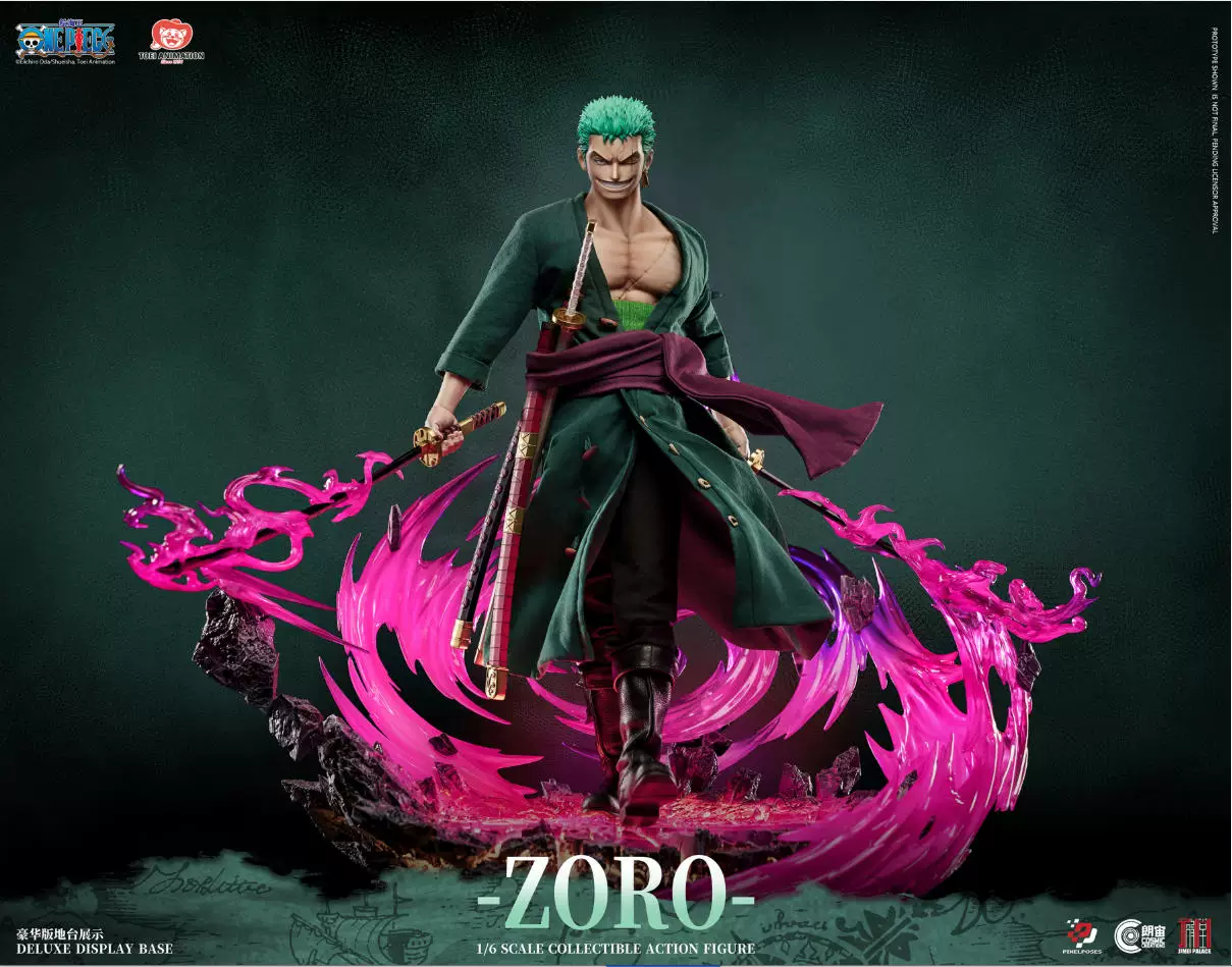 【Pre-sale】1/6 Scale Roronoa Zoro Action Figure Licensed-One Piece-JIMEI ...