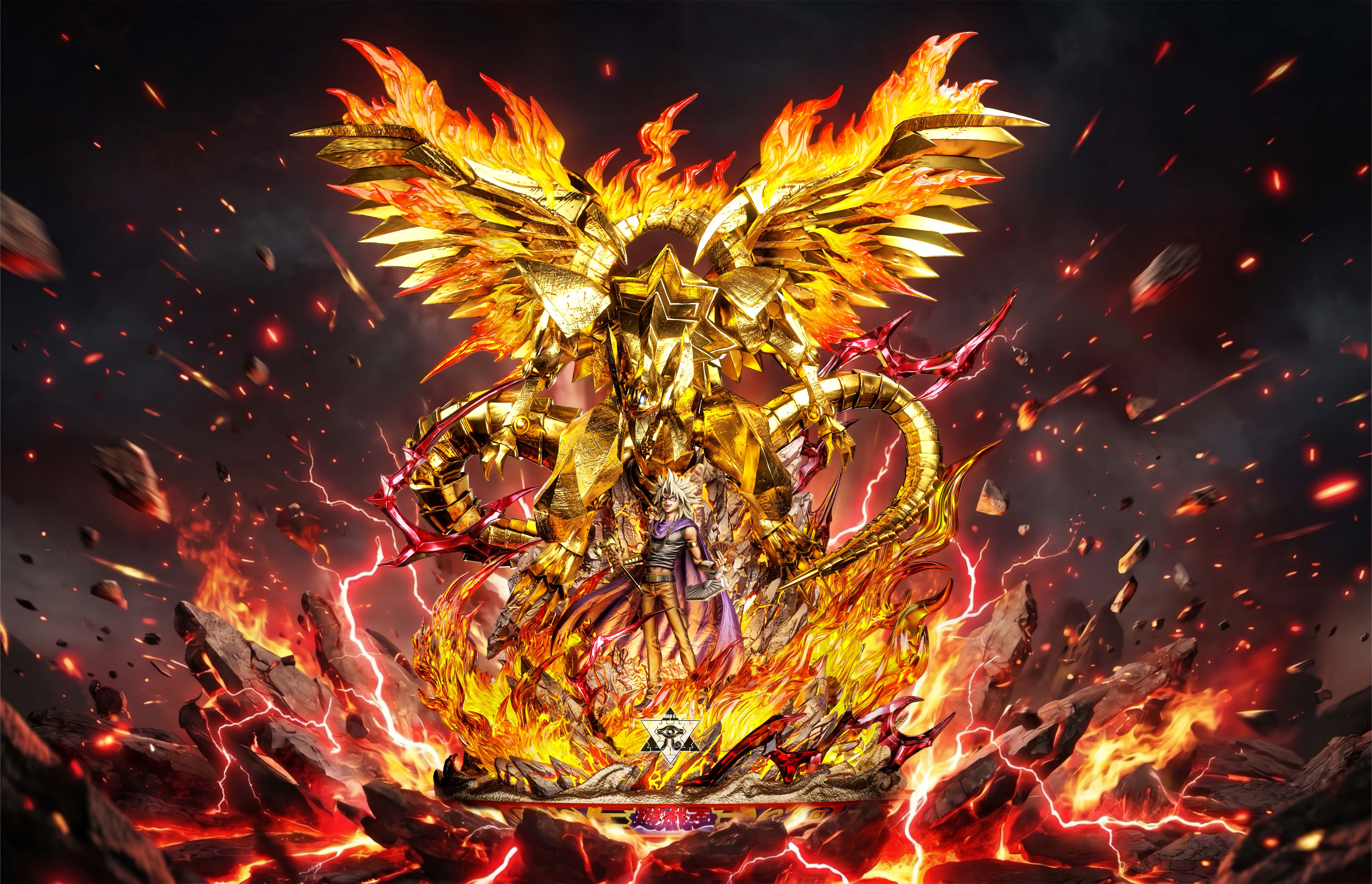 【Pre-sale】Graduation-level collection statue 003: THE WINGED DRAGON OF RA-Yu-Gi-Oh!-Deadman Studio