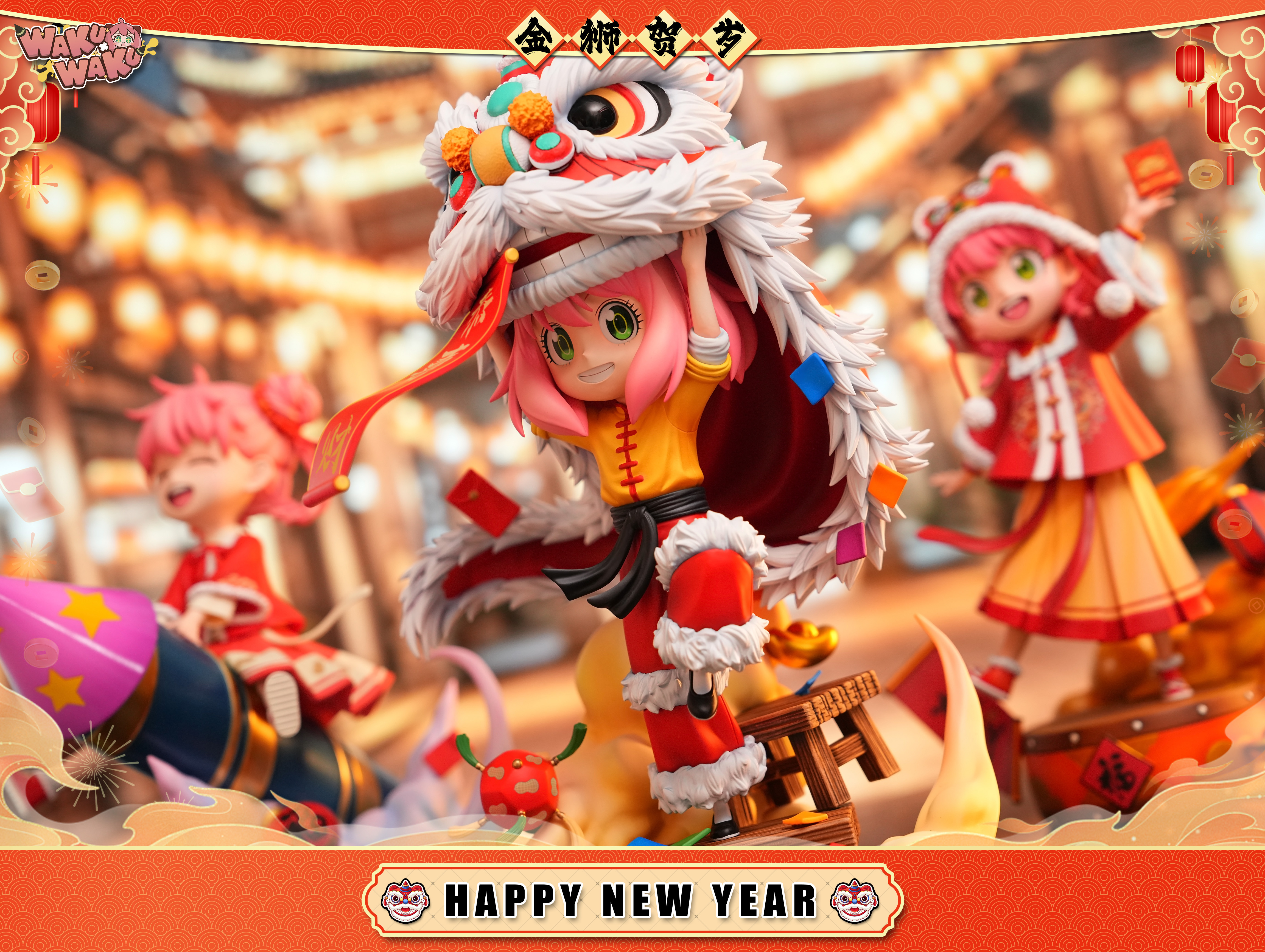【Pre-sale】Happy New Year Anya-SPY X FAMILY-WAKUWAKU Studio