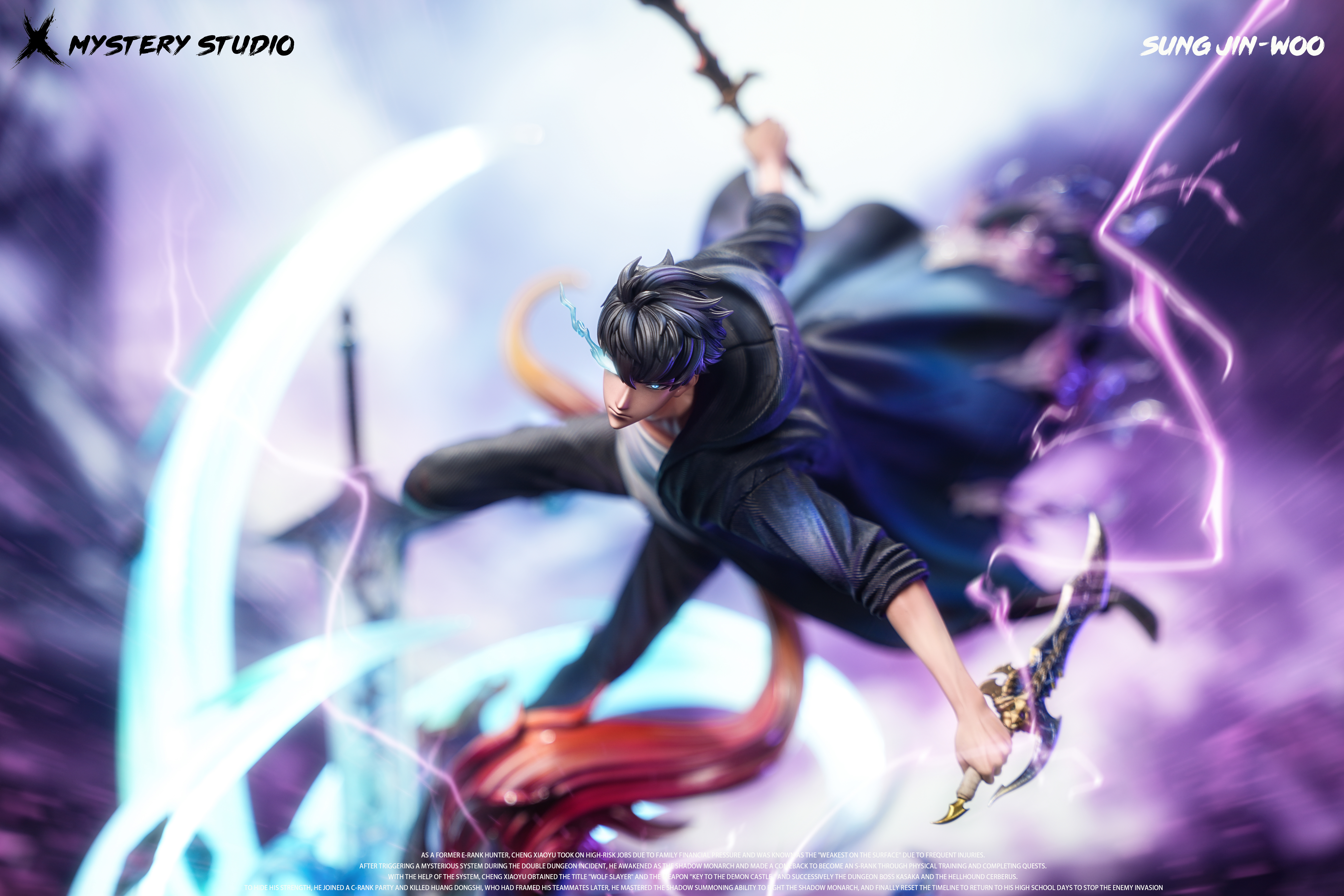 【Pre-sale】1/6 Scale Sung Jin Woo with LED-Solo Leveling-Mystery Studio