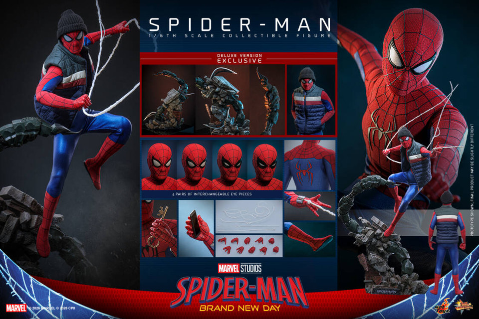【Pre-sale】1/6 Scale Brand New Day Spider Man-Hot Toys Studio