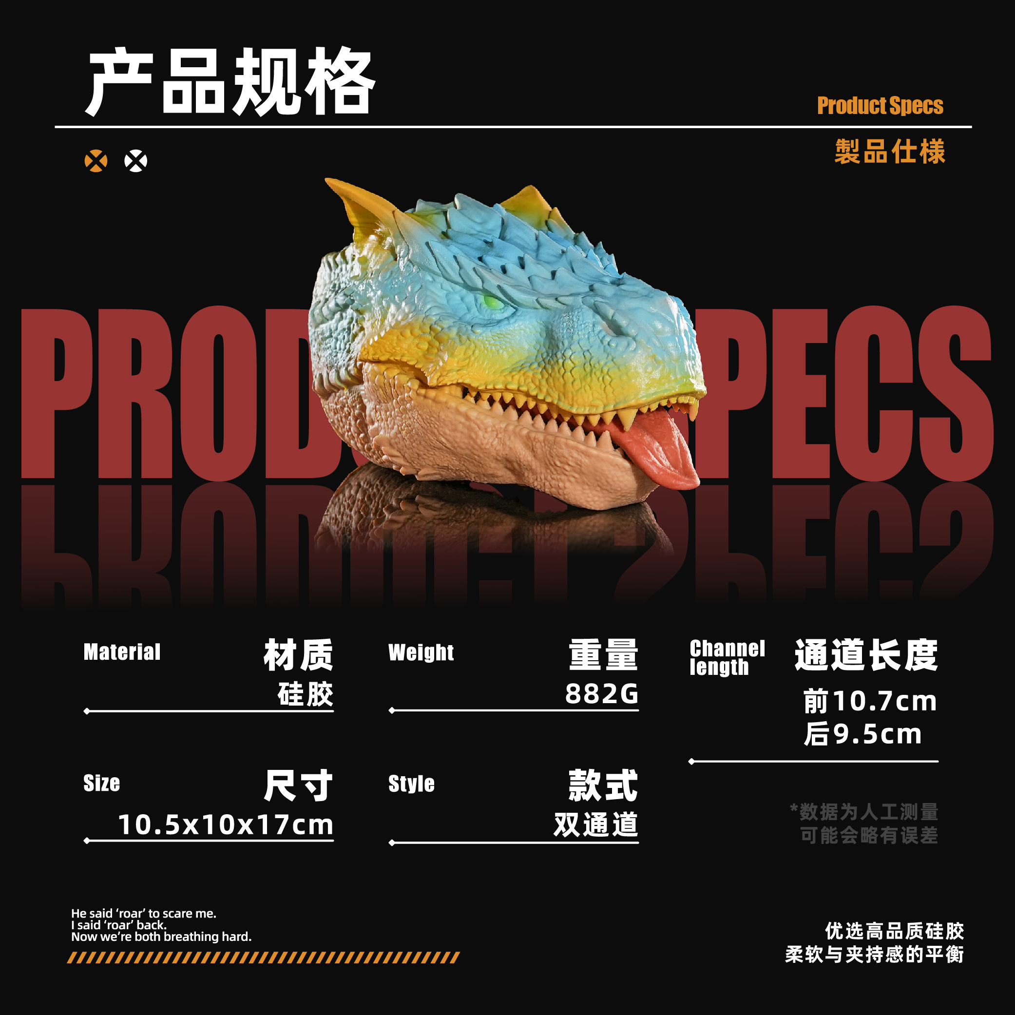 【In stock】Tigrex Head-Monster Hunter-Shibadon Studio