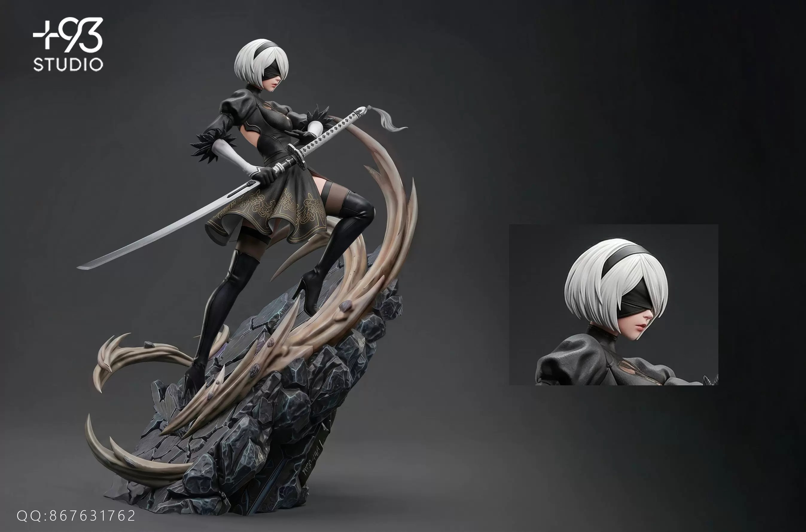 【Pre-sale】1/6 and 1/4 Scale NieR 2B Attack-XIX·III Studio