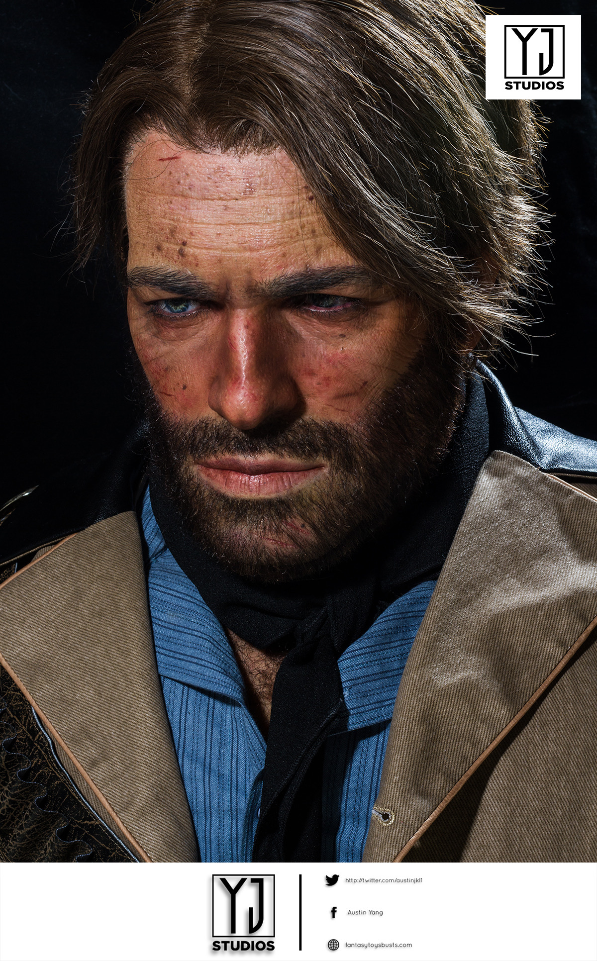 【Pre-sale】1/1 Scale Bust of Arthur Morgan-YJ Studio