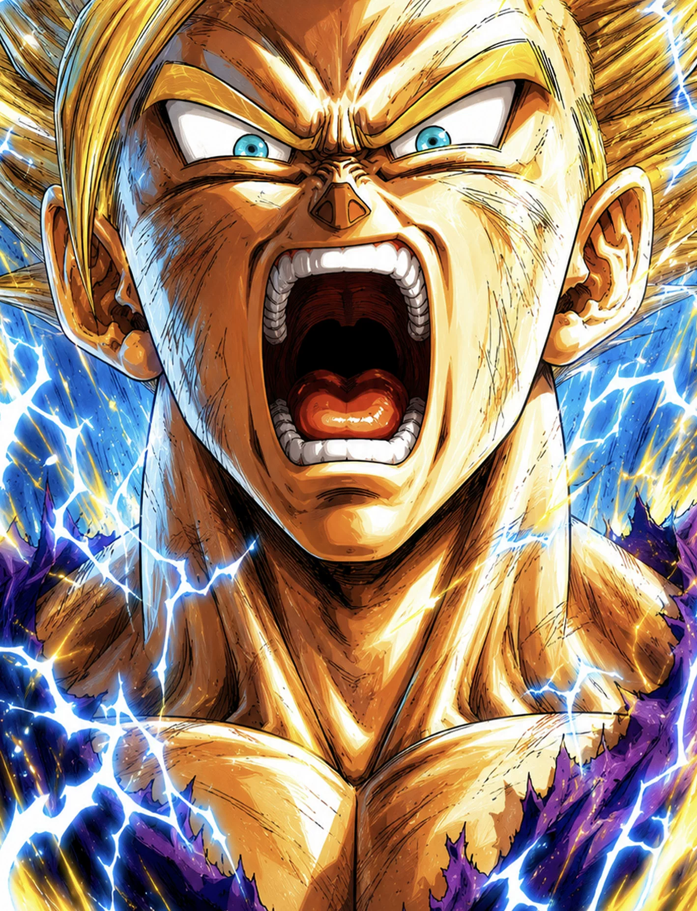【Pre-sale】Decorative Painting of Super Seiya Son Gohan-H2 Studio