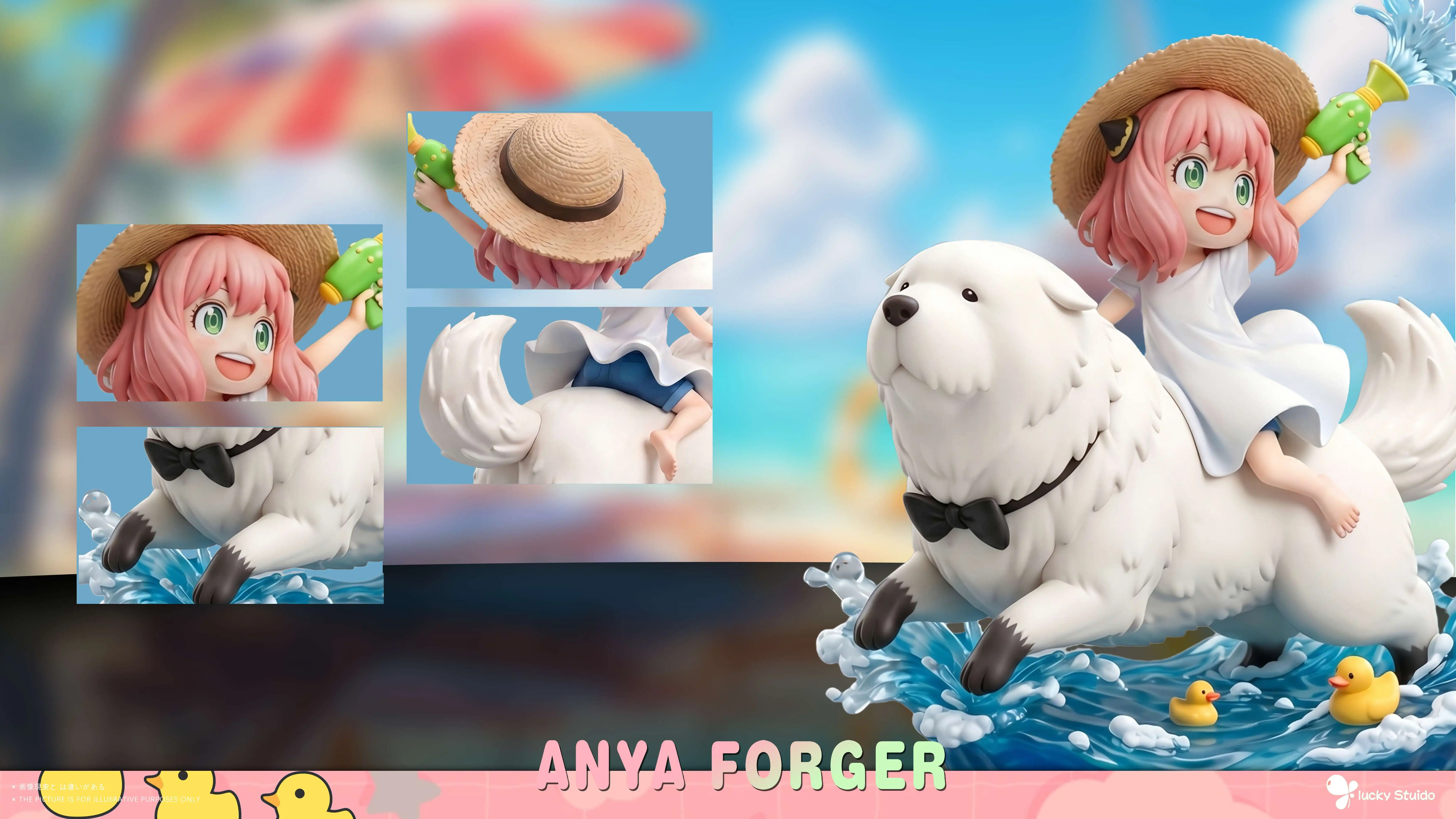 【Pre-sale】Water Playing Anya and Bond-SPY X FAMILY-lucky Studio