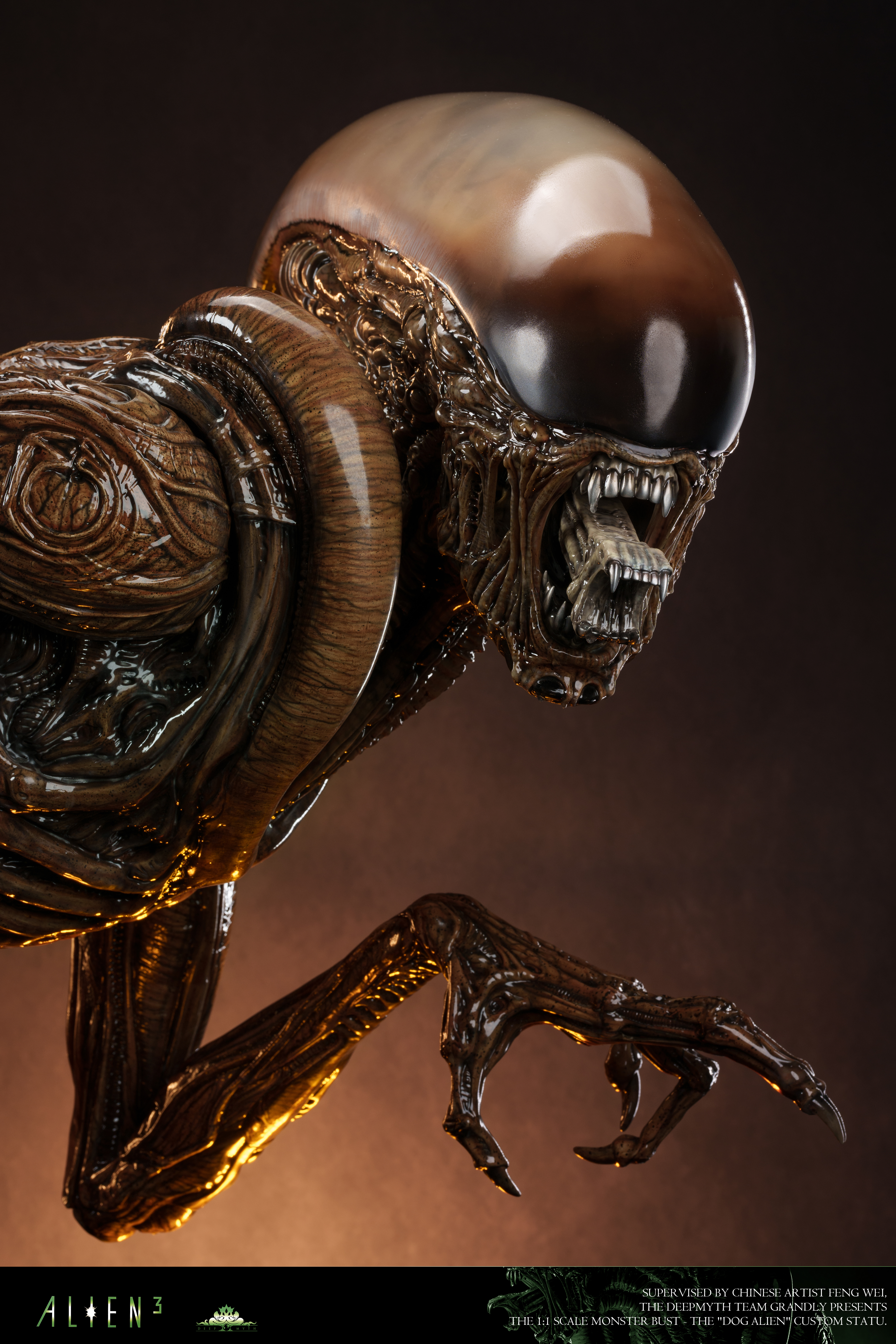 【Pre-sale】1/1 Scale Bust of Dog Alien-Deepmyth Studio