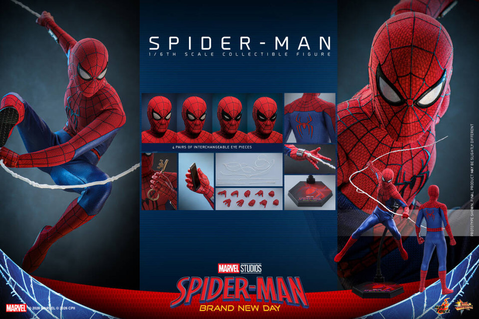 【Pre-sale】1/6 Scale Brand New Day Spider Man-Hot Toys Studio