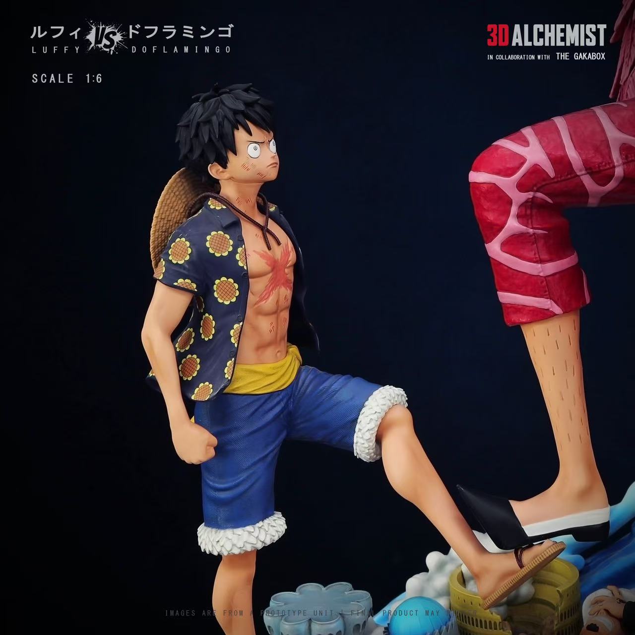 【In stock】1/6 Scale Luffy and Doflamingo-One Piece-3DA Studio