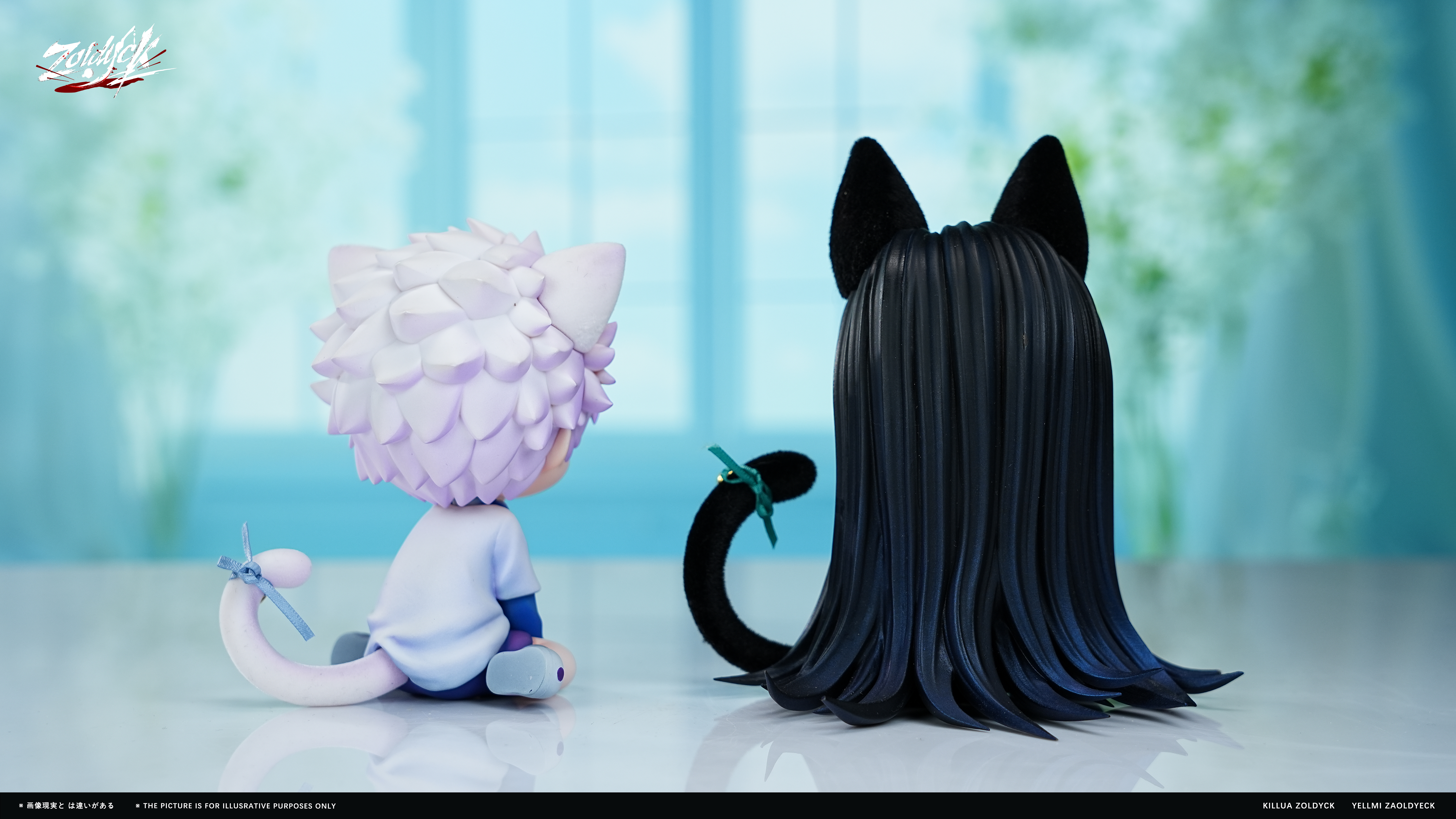 【Pre-sale】Q Version Cat Killua and Yellmi-Hunter X Hunter-Zoldyck (ZDK) Studio