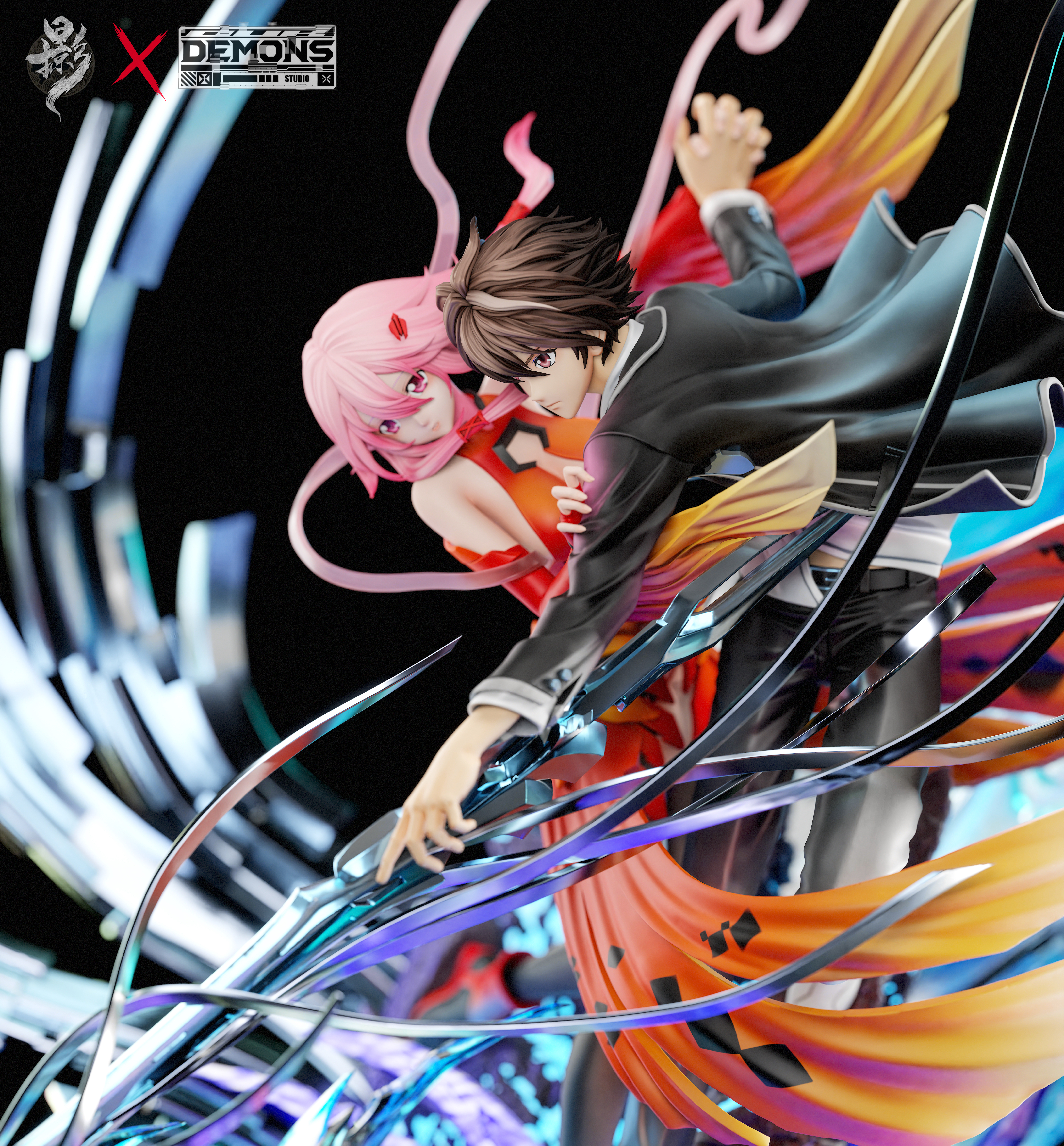 【Pre-sale】Yuzuriha Inori and Shu Ouma-Guilty Crown-LueYing and Demon Studio