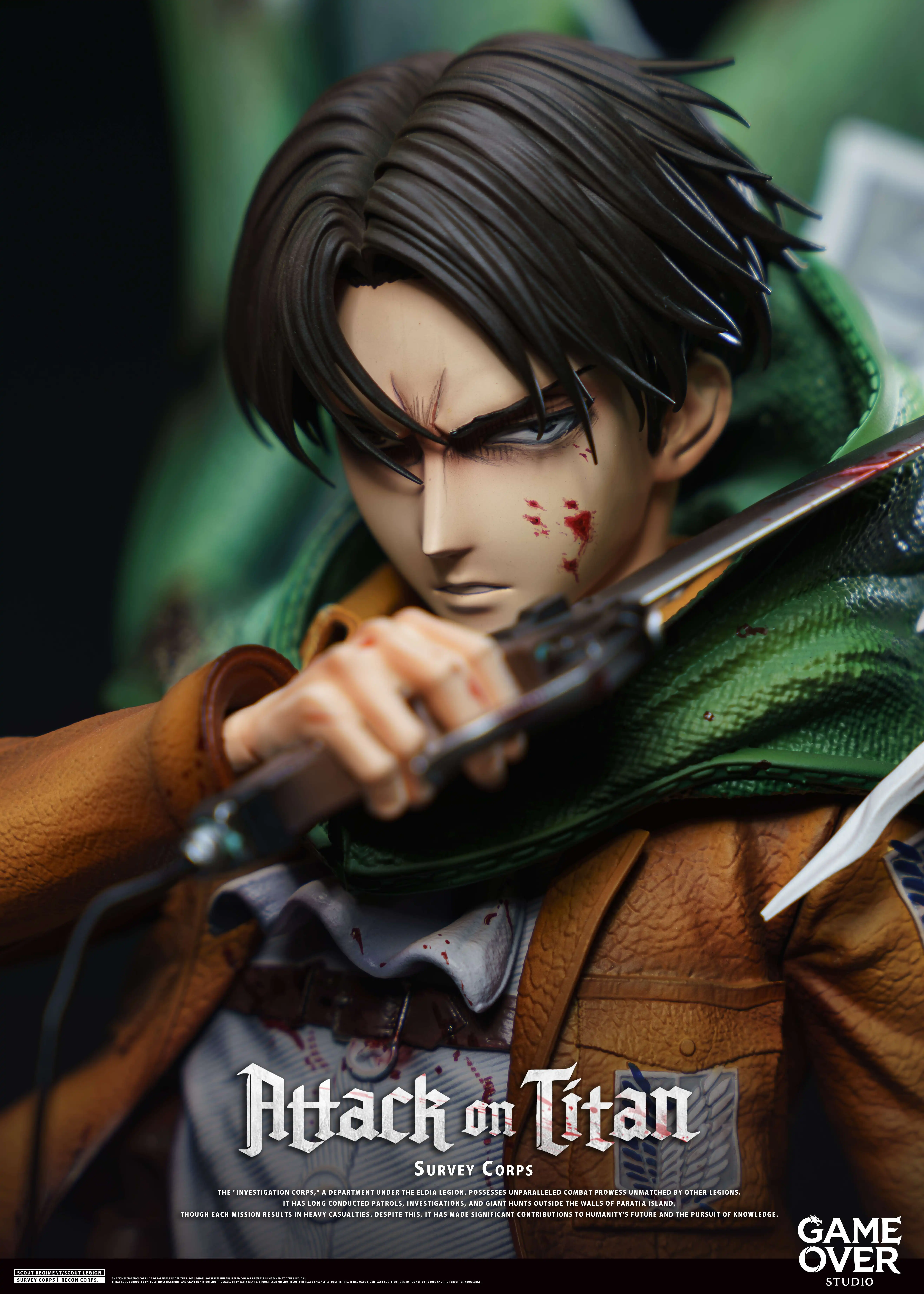 【Pre-sale】1/6 and 1/4 Scale Levi Ackerman-Game Over Studio