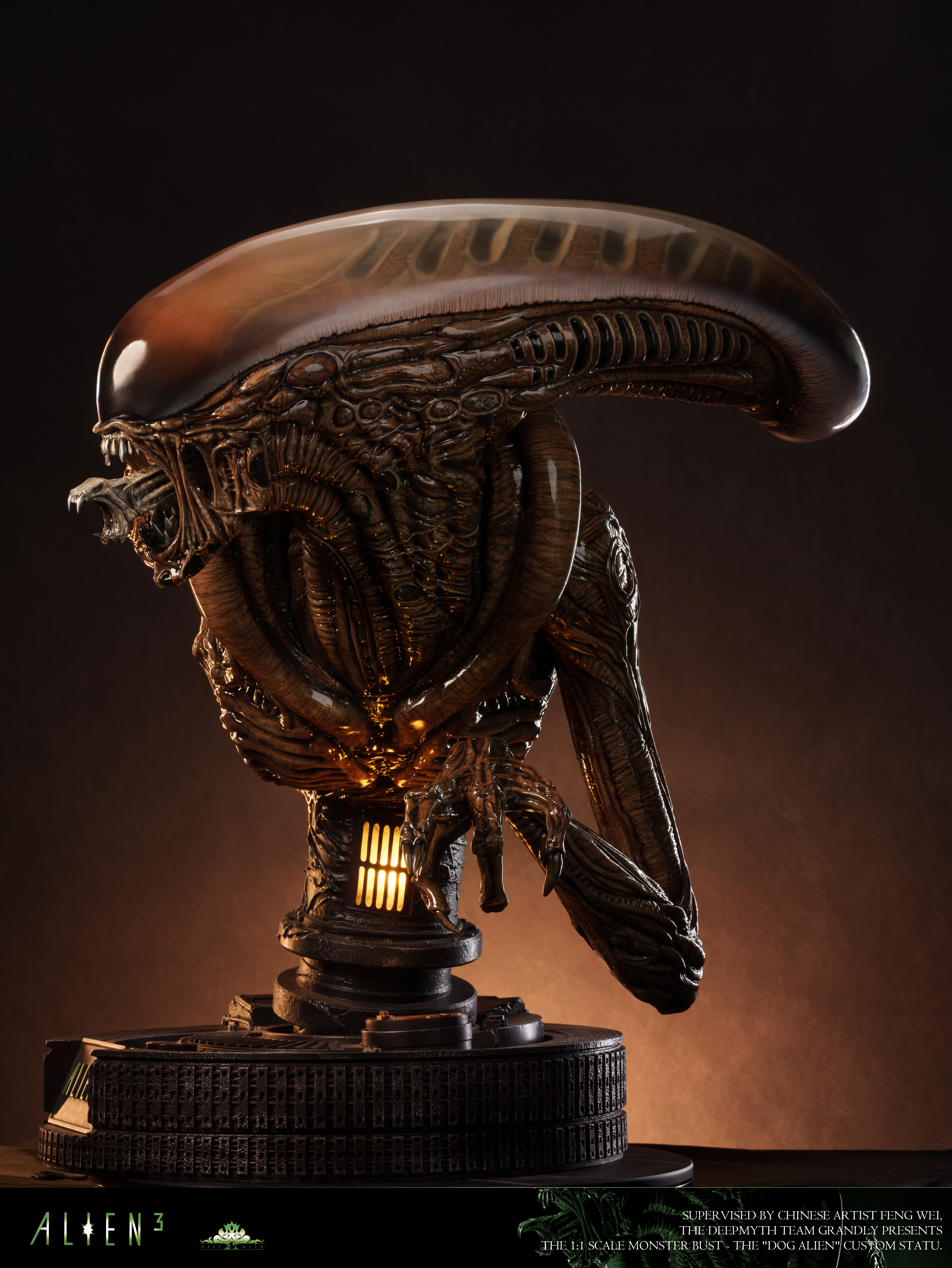 【Pre-sale】1/1 Scale Bust of Dog Alien-Deepmyth Studio