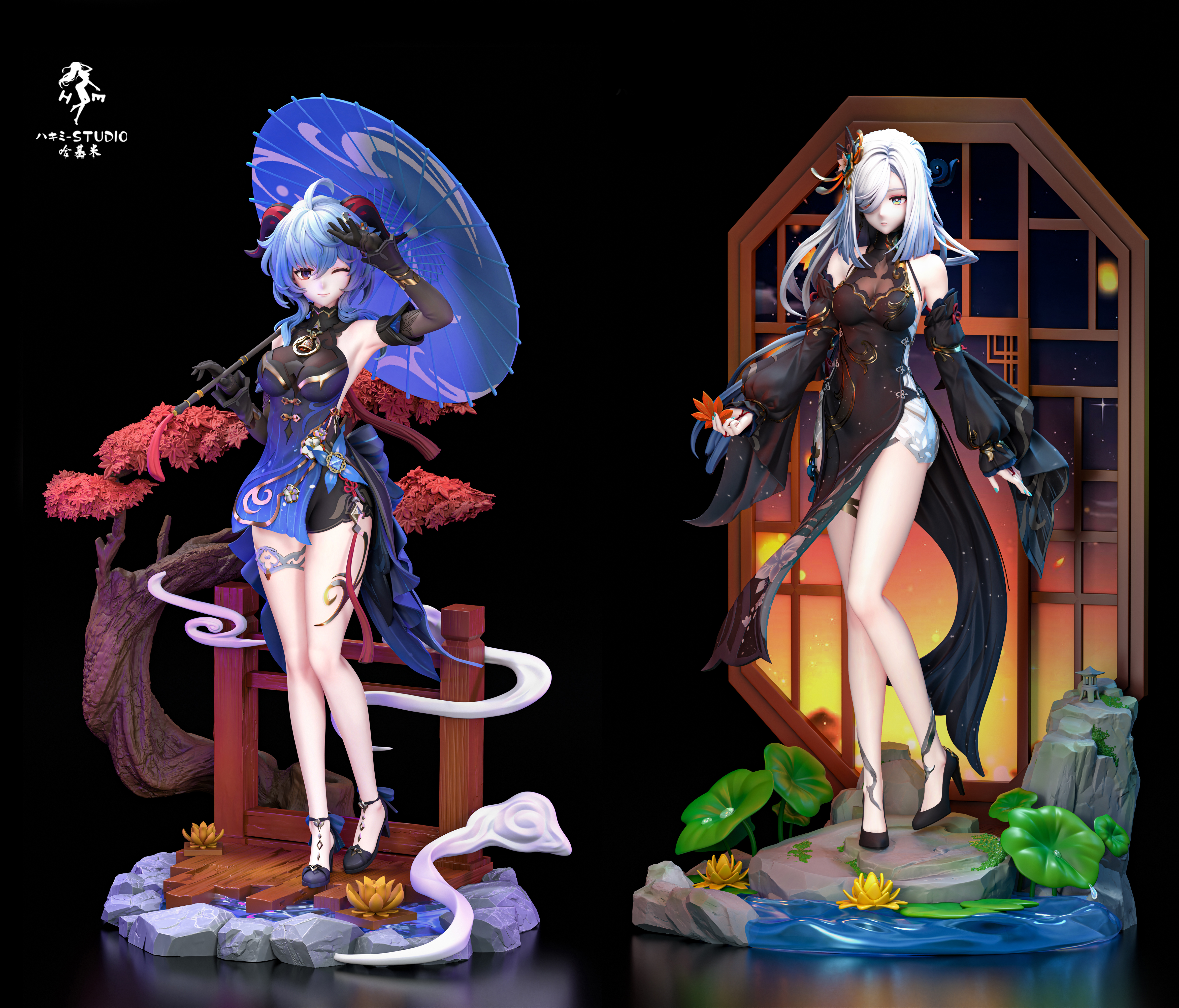 【Pre-sale】1/6 Scale Ganyu and Shenhe-Genshin Impact-Hajimi Studio