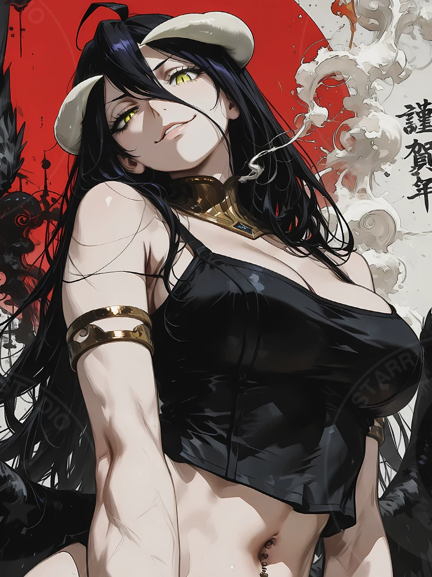 【Pre-sale】Decorative Painting of Kneeling Albedo-Overlord-XingKong Studio