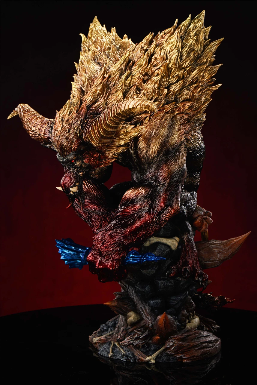 【Pre-sale】1/10 Scale Furious Rajang with LED-Monster Hunter-SWORD and WING Studio