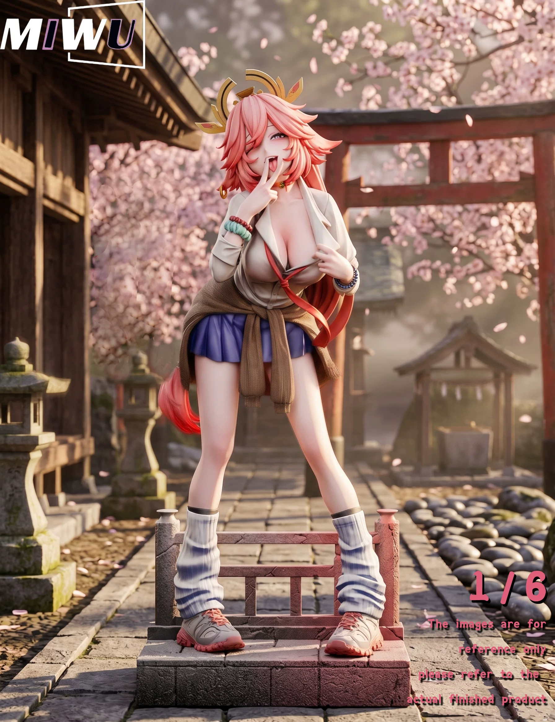 【Pre-sale】1/6 Scale Raiden Shogun and Yae Miko-Miwu Studio