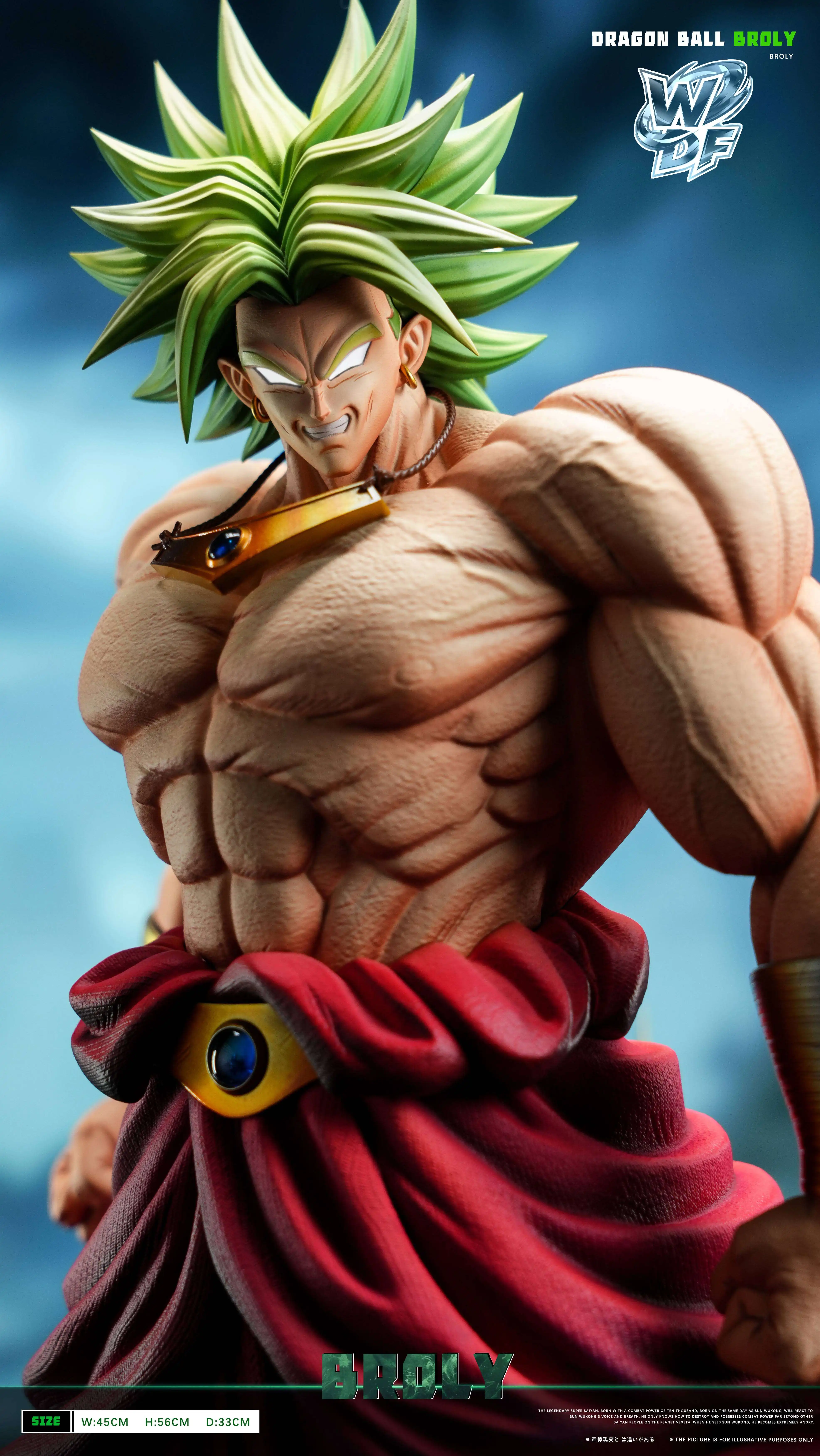 【Pre-sale】1/6 Scale Broly-Dragon Ball-WDF Studio