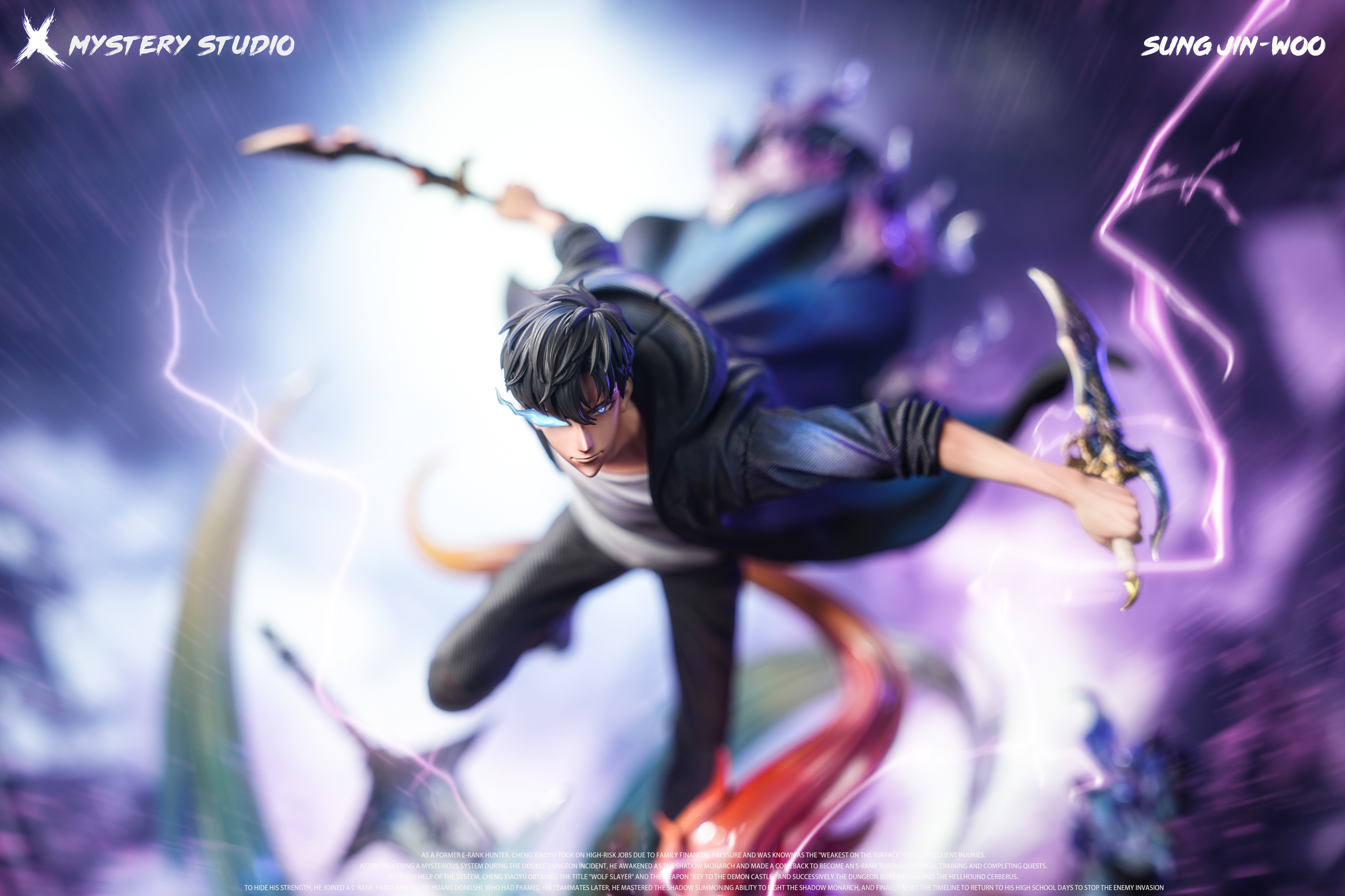 【Pre-sale】1/6 Scale Sung Jin Woo with LED-Solo Leveling-Mystery Studio