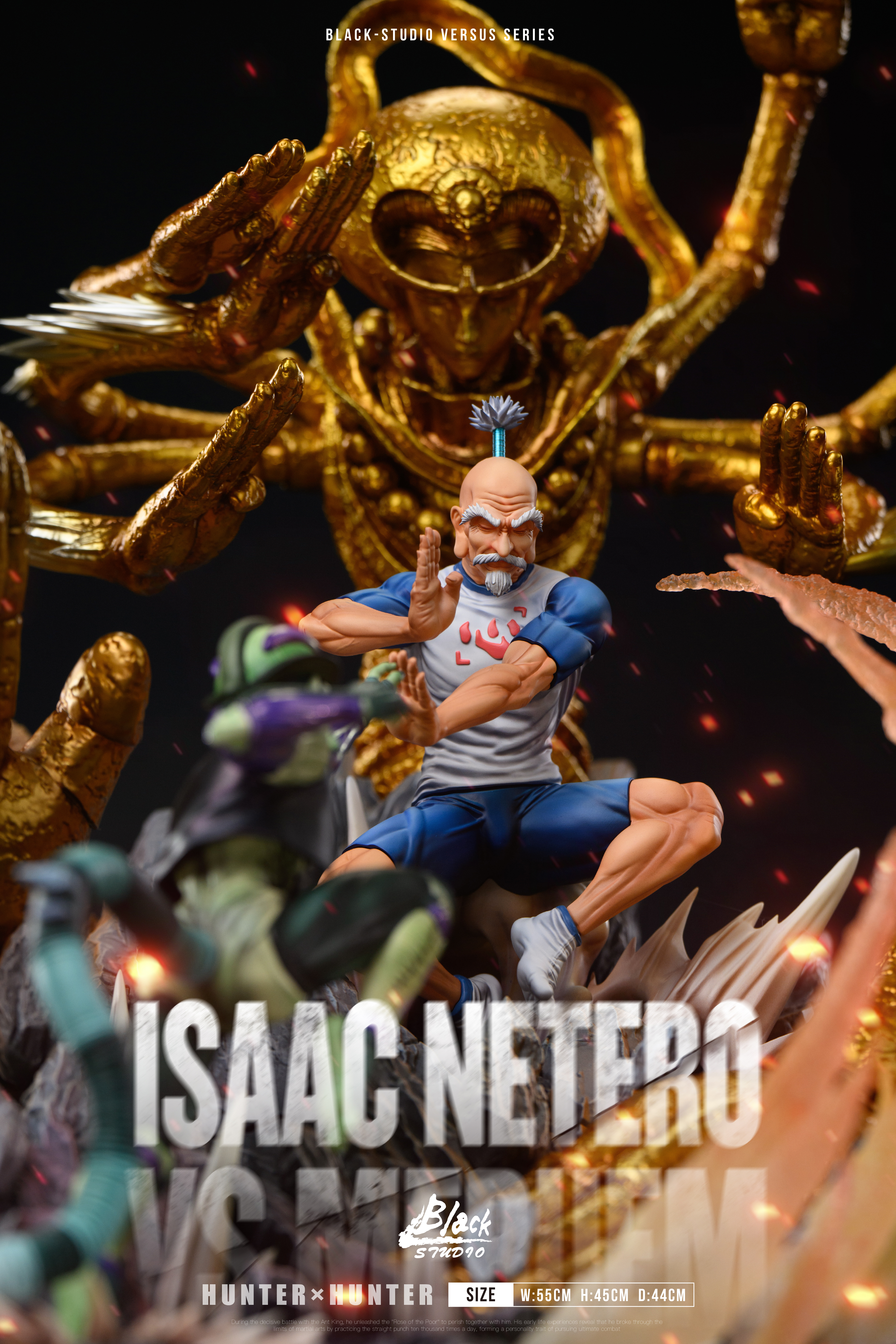【Pre-sale】1/6 Scale Meruem and Isaac Netero-Black Stone Studio