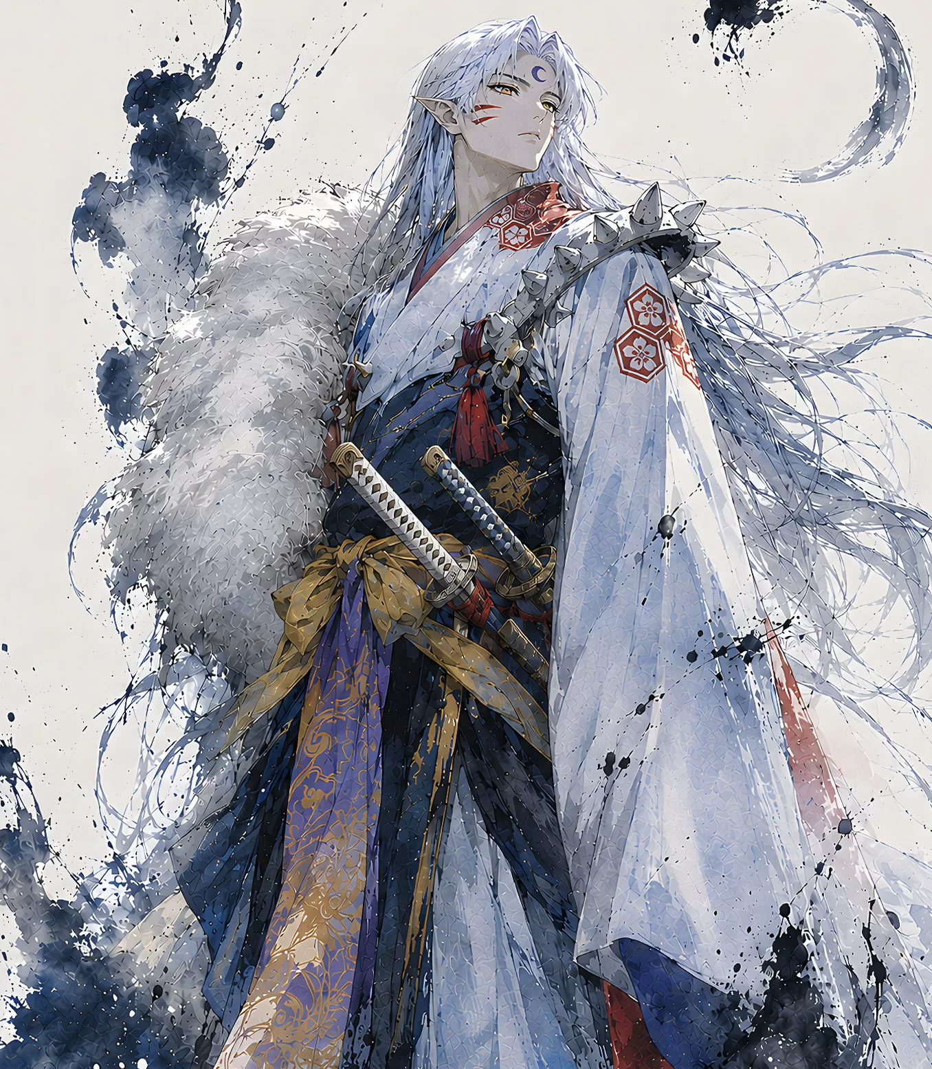 【Pre-sale】Decorative Painting of Sesshoumaru-Inuyasha-H2 Studio