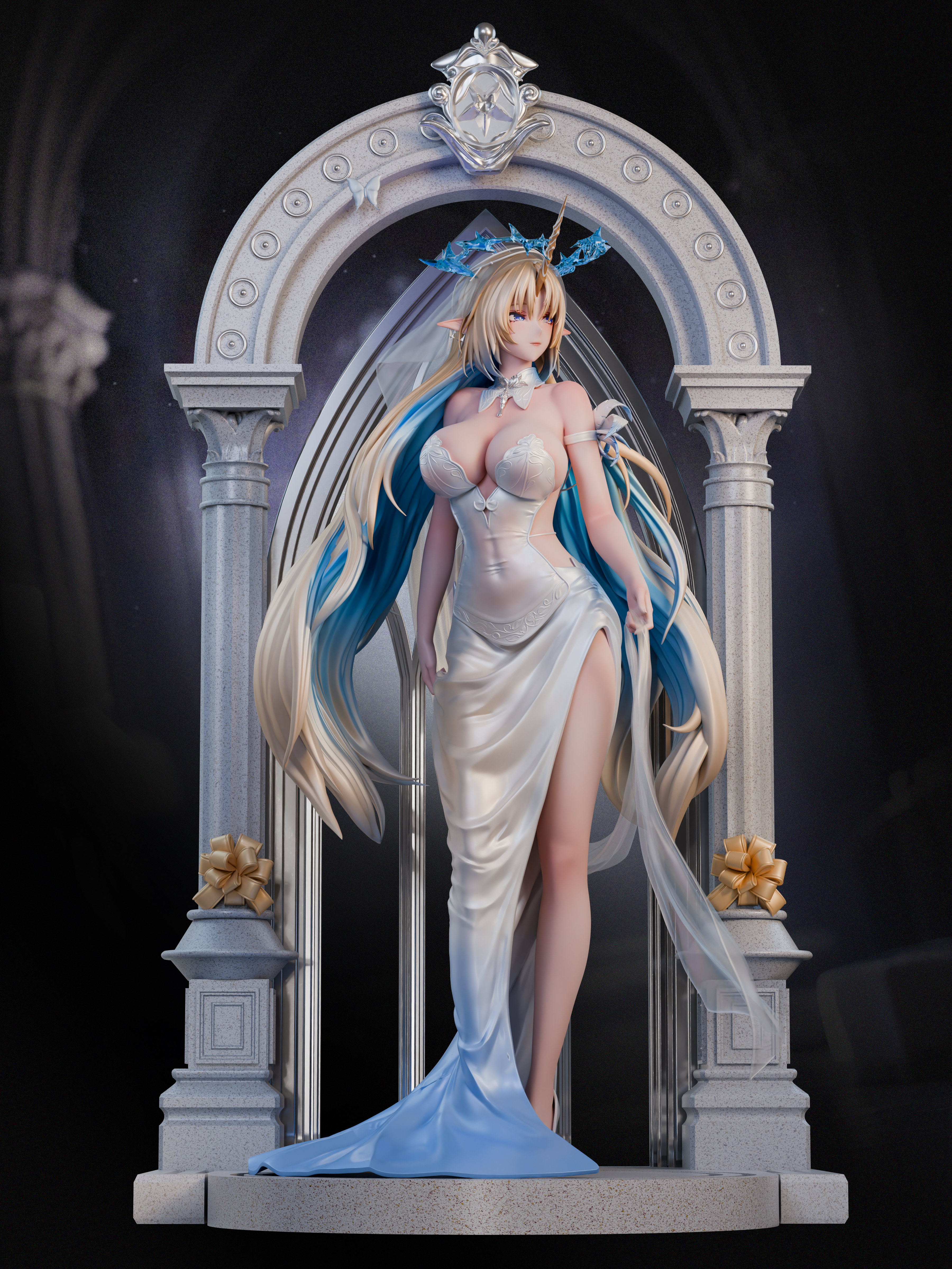 【Pre-sale】1/6 and 1/4 Scale Weddinhg Dress Cartethyia-Wuthering Wave-Hyperion Studio