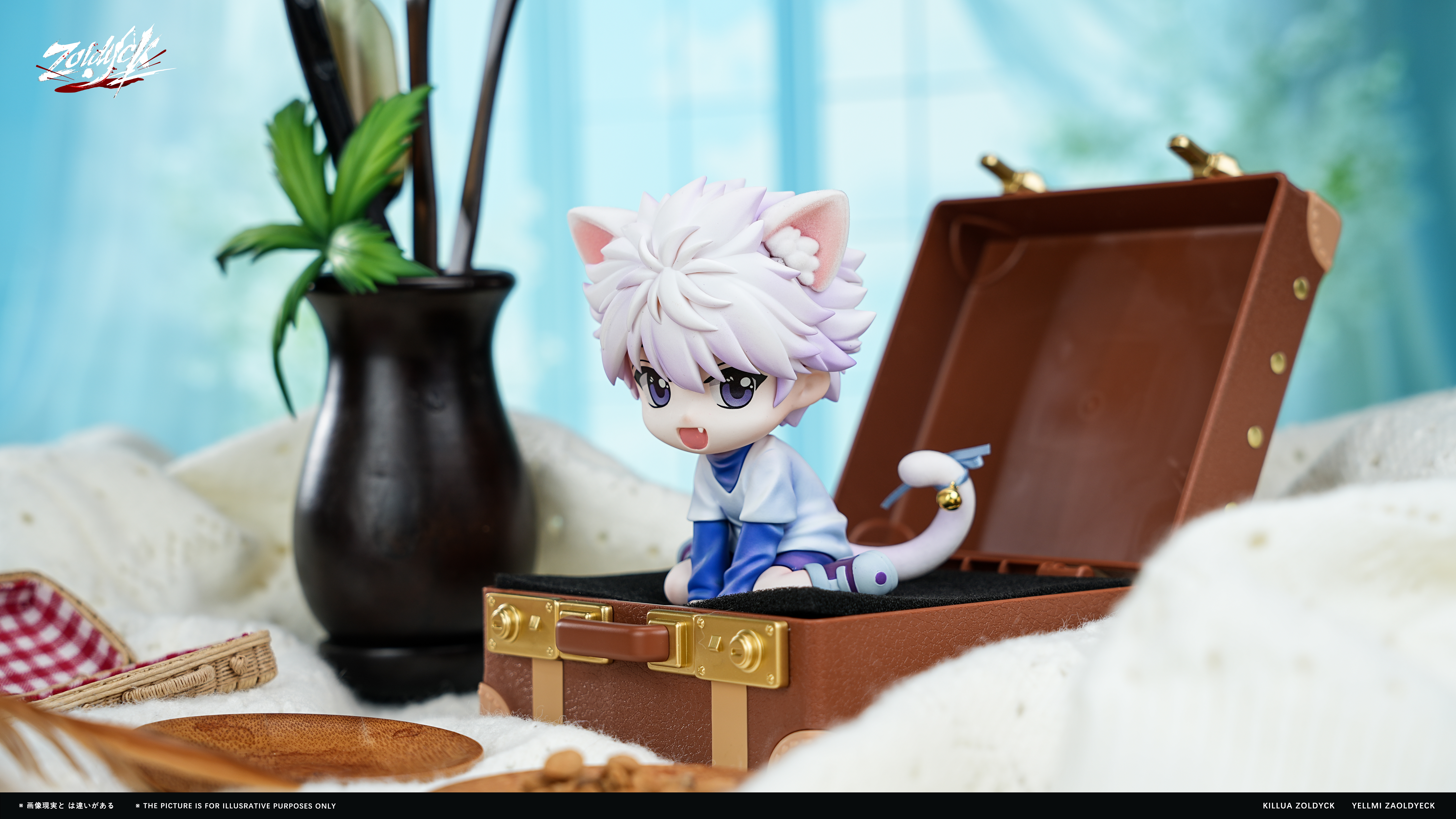【Pre-sale】Q Version Cat Killua and Yellmi-Hunter X Hunter-Zoldyck (ZDK) Studio