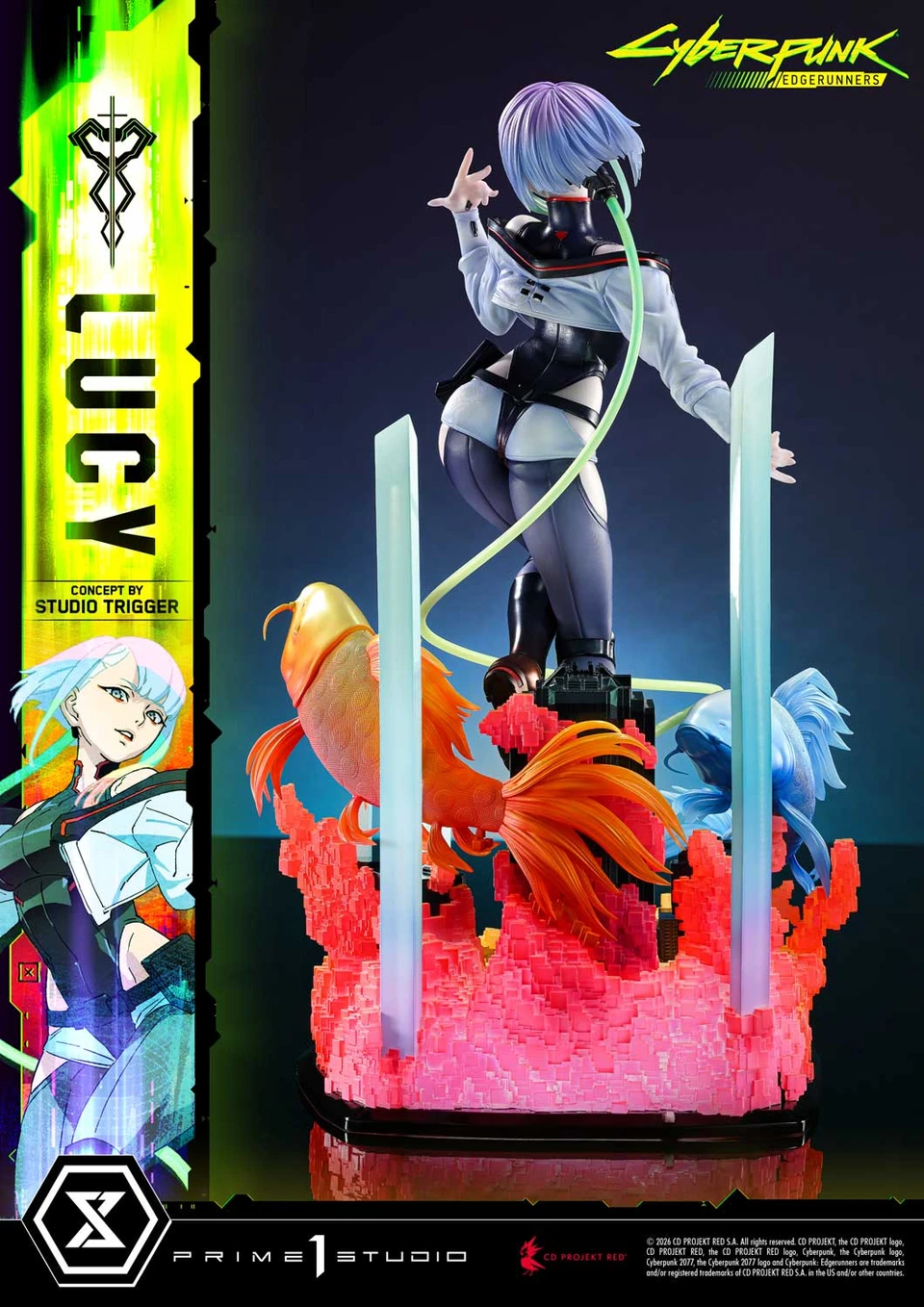 【Pre-sale】1/5 Scale Lucy with LED-CYBERPUNK EDGERUNNERS-Prime 1 Studio