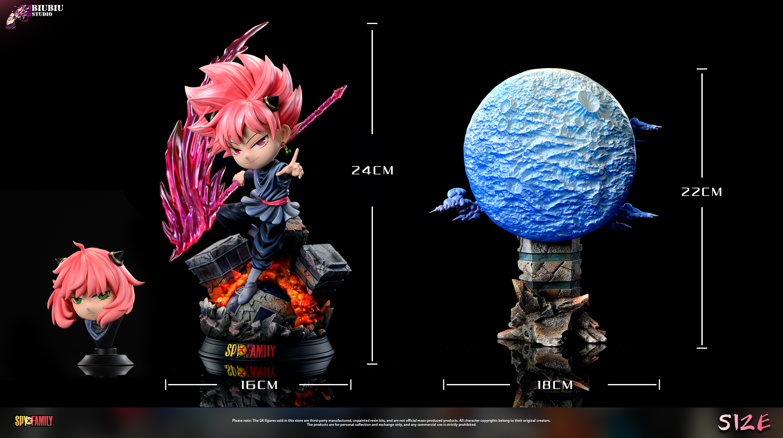 【Pre-sale】1/6 Scale Anya cos Super Saiyan Rosé-Biubiu Studio