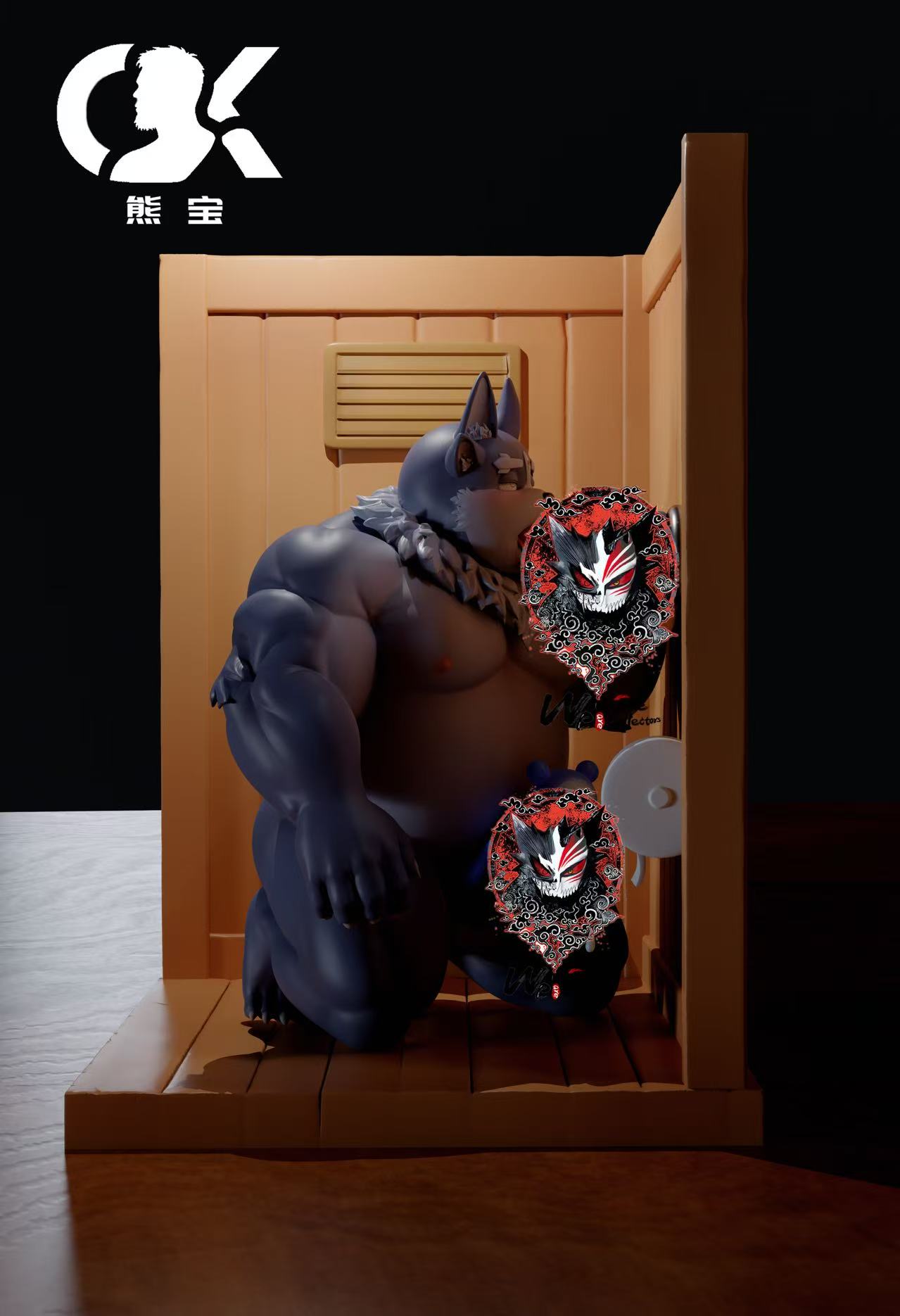 【Pre-sale】Tsathoggua Lazy Time Tsathoggua-Bear GK Studio