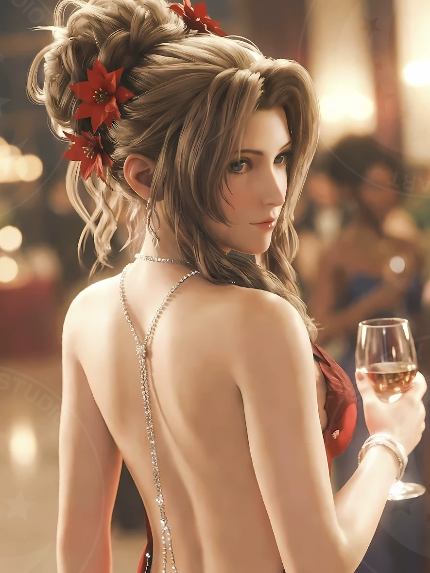 【Pre-sale】Decorative Painting of Night Party Tifa-XingKong Studio