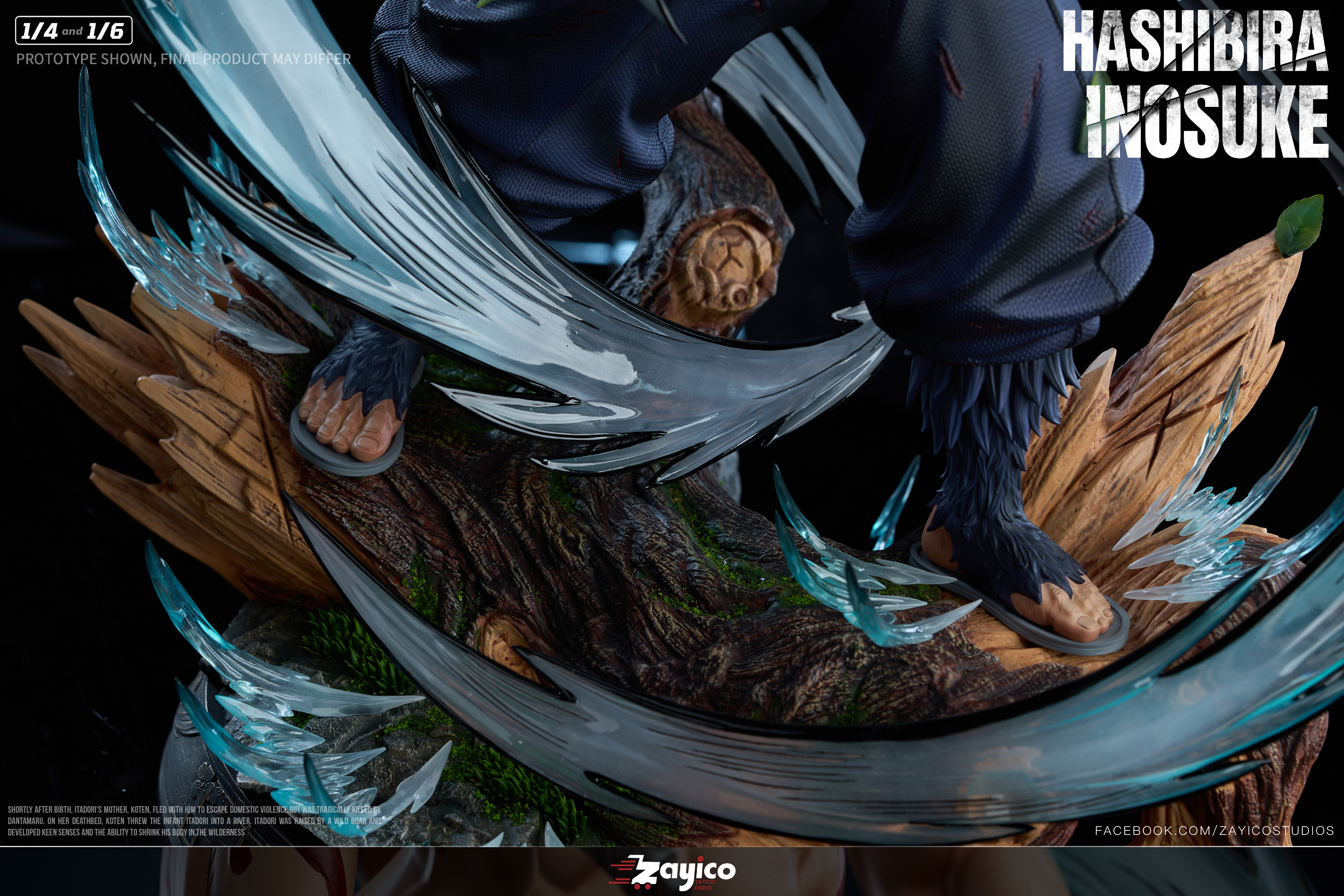 【Pre-sale】1/6 and 1/4 Scale Hashibira Inosuke-Demon Slayer-Zayico Studio