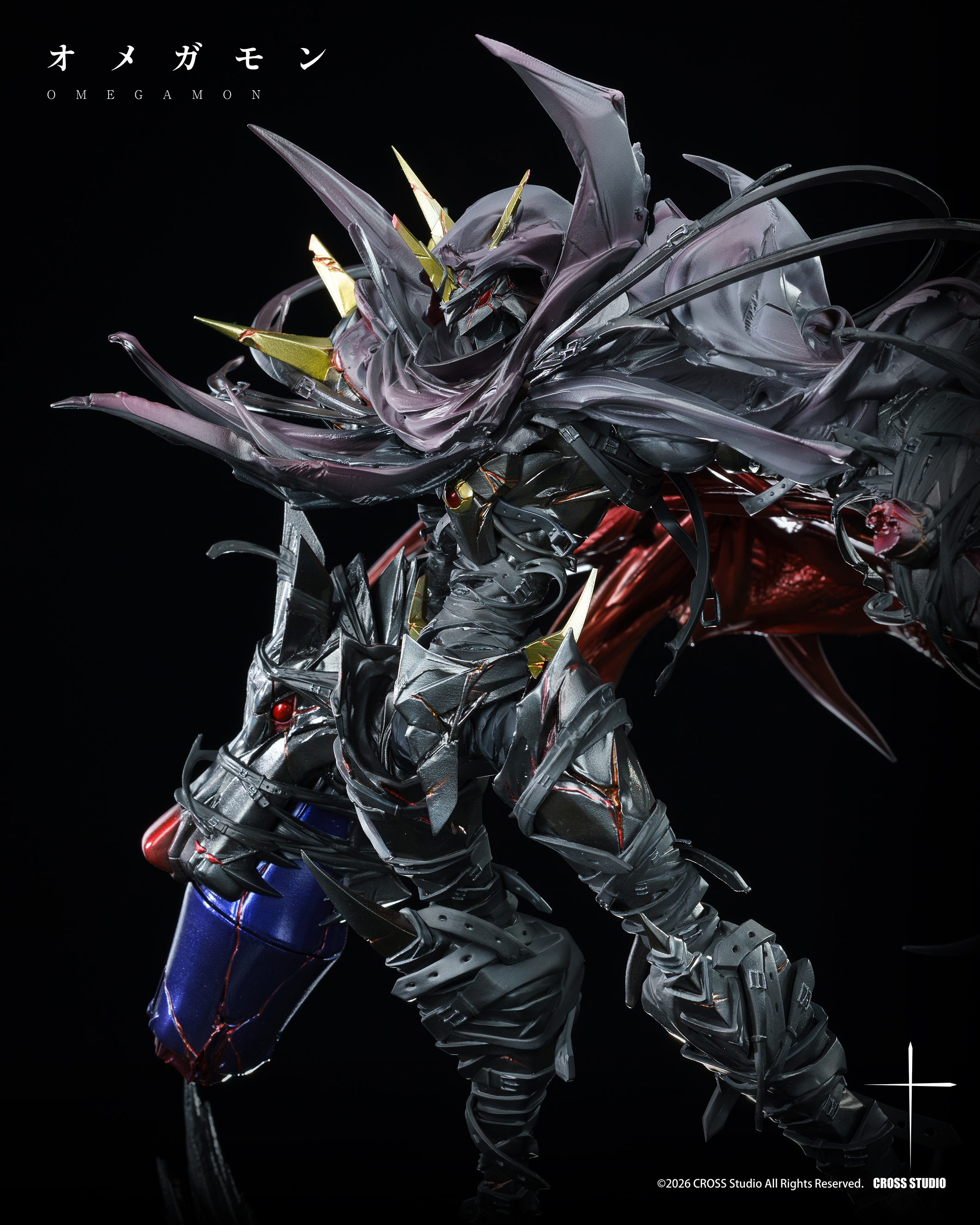 【Pre-sale】Omegamon Zwart-Digimon Adventure-Cross Studio