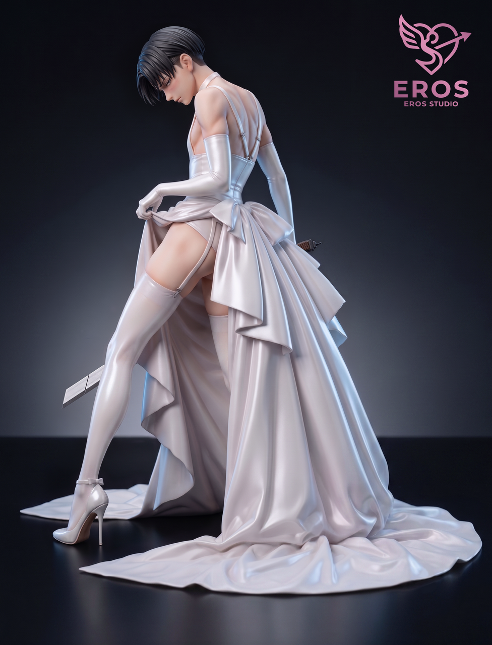 【Pre-sale】1/6 Scale Wedding Dress Levi-Attack on Titan-Eros Studio