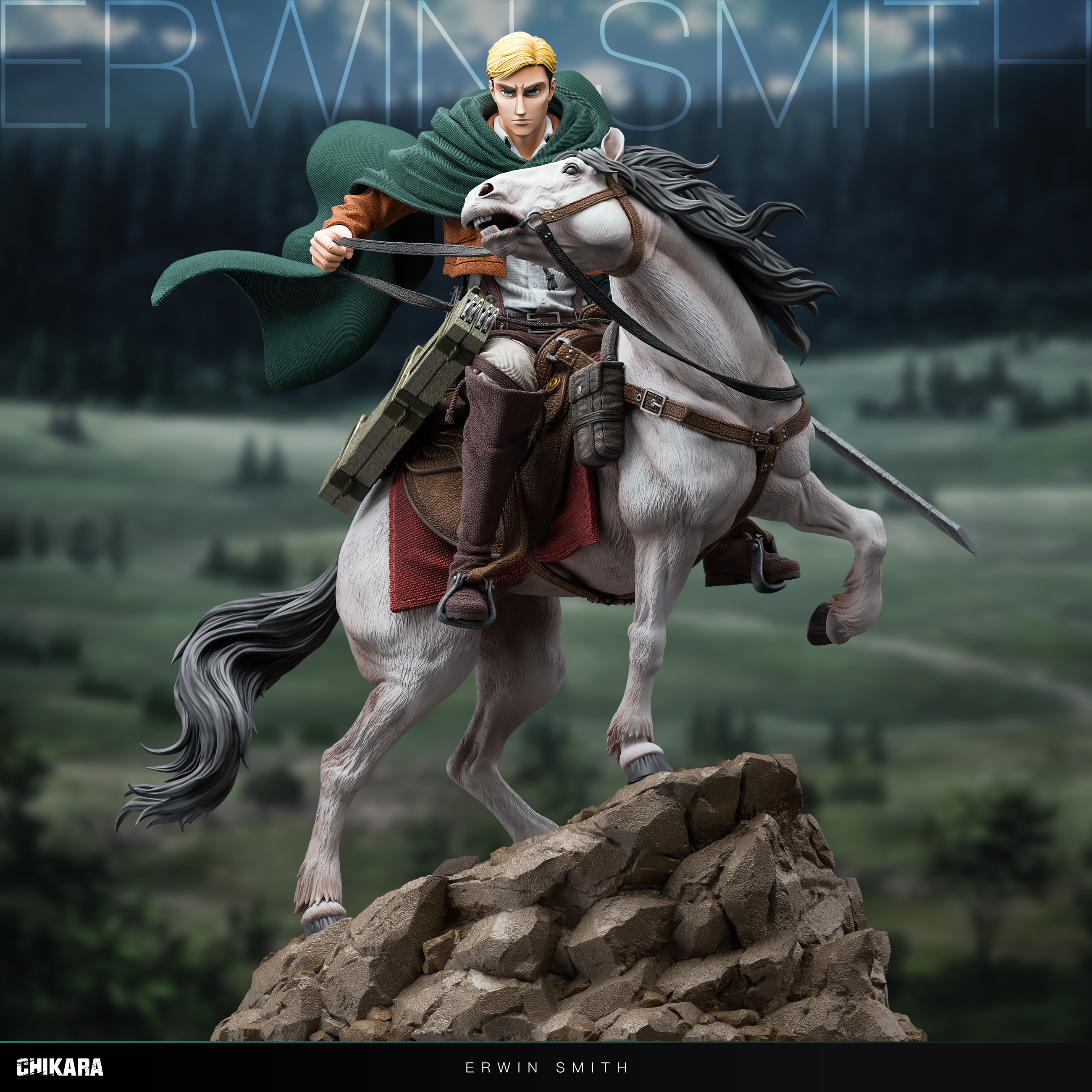 【Pre-sale】1/6 Scale Erwin Smith-Attack on Titan-CHIKARA Studio