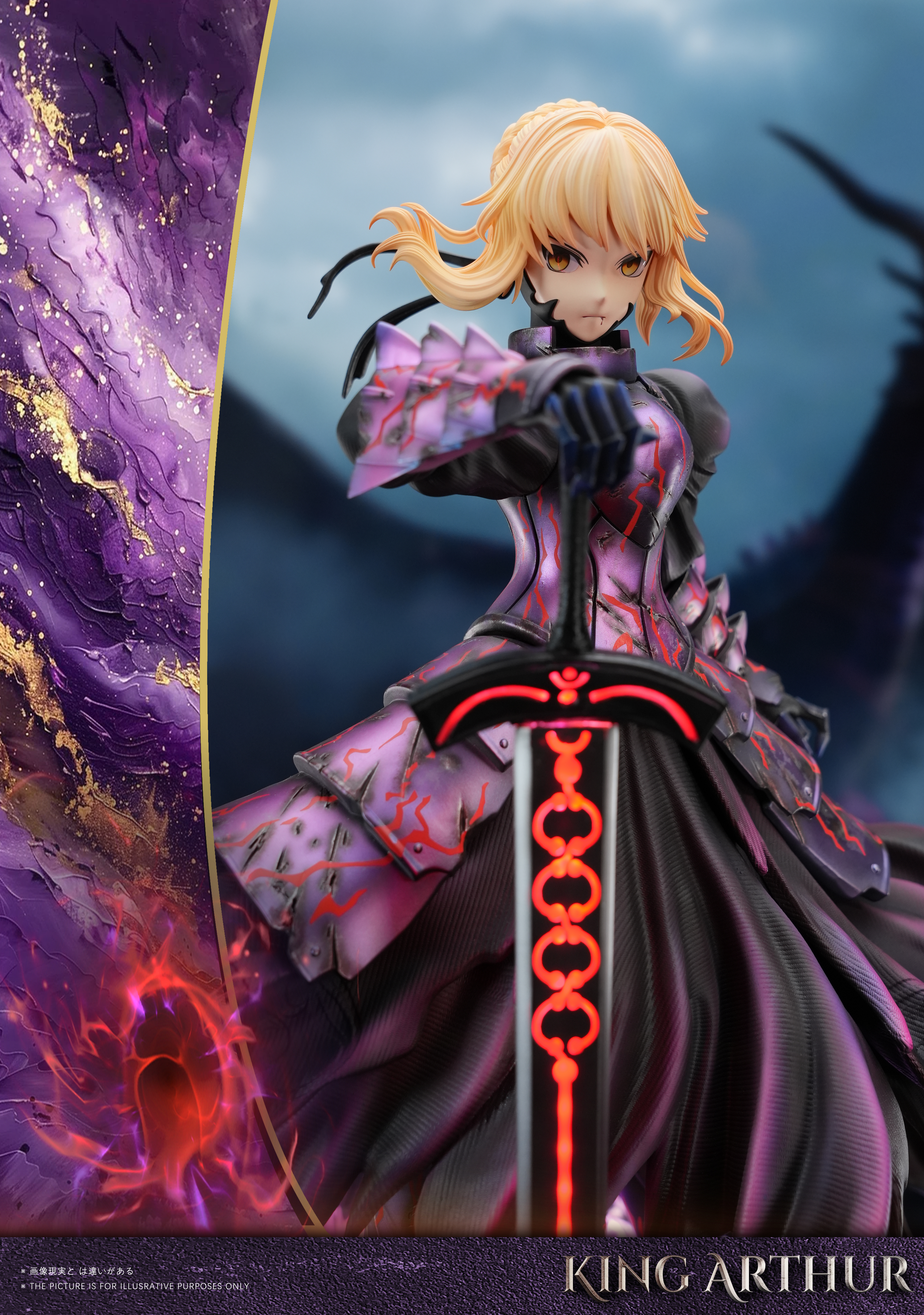 【Pre-sale】1/4 Scale 002 Black Saber-Raven and Stray Studios