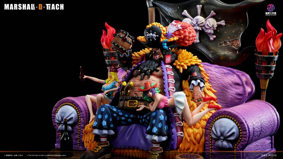 【Pre-sale】1/8 Scale Blackbeard Marshall D Teach-One Piece-DREAM Studio
