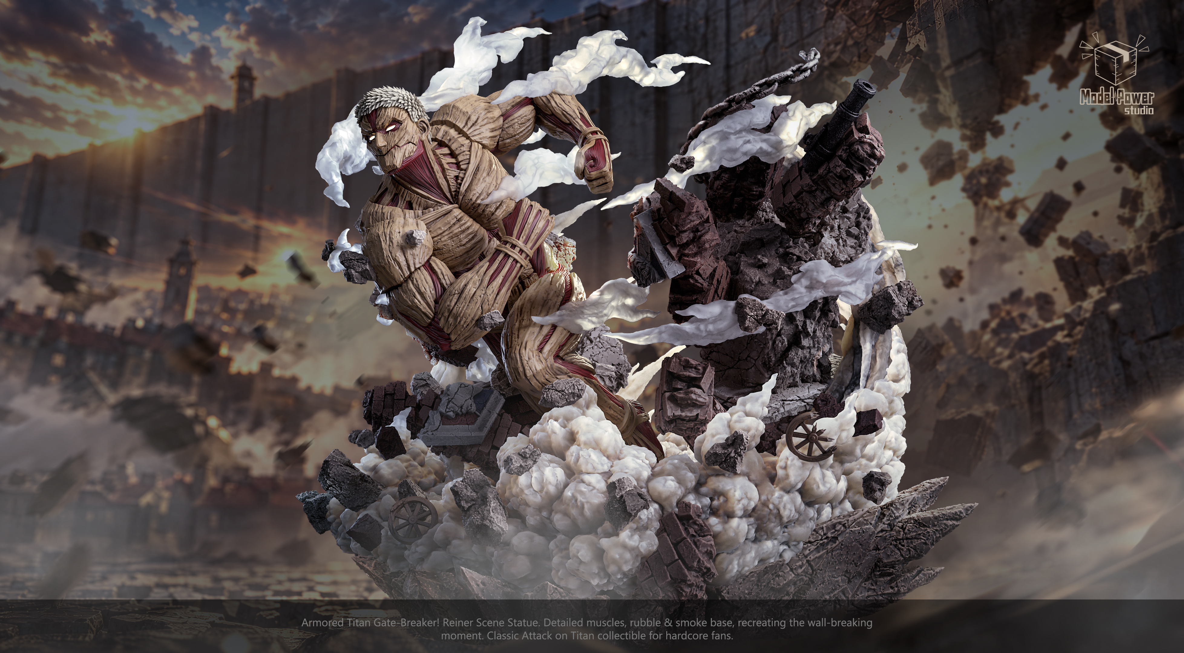 【Pre-sale】The Armored Titan-Attack on Titan-Model Power studio